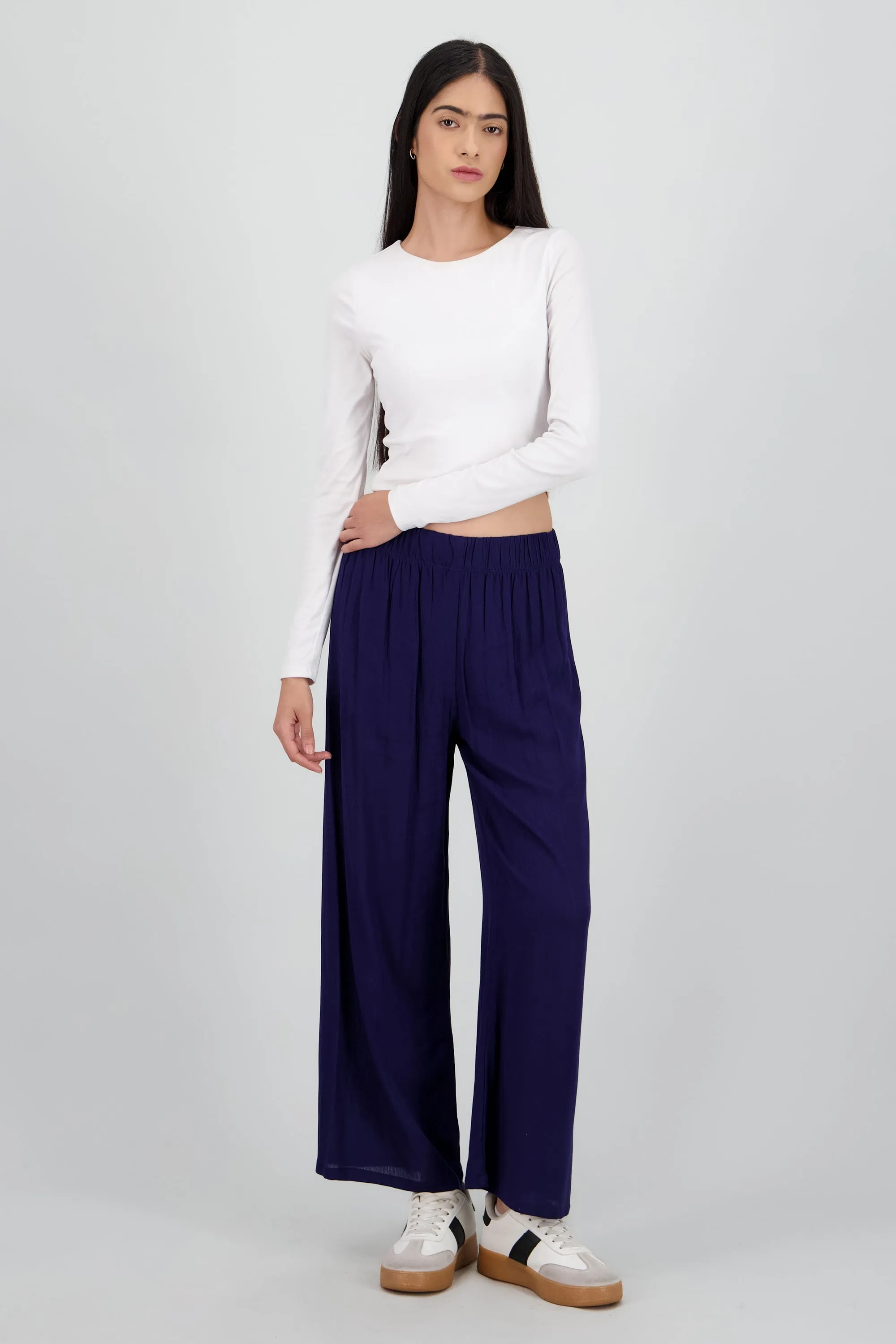 Pantalón Wide Leg Cintura Elástico sold by Shasa