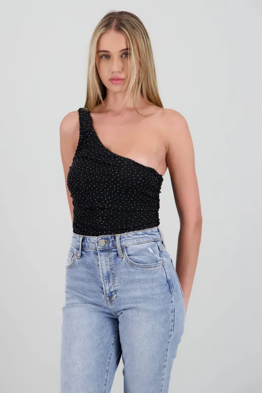 One shoulder bodysuit sold by Shasa