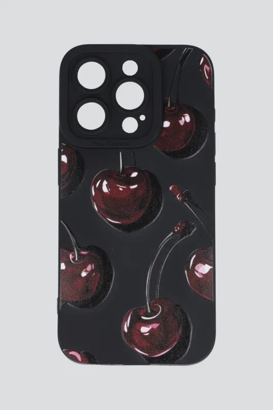 Funda iph 15 pro black cherries sold by Shasa