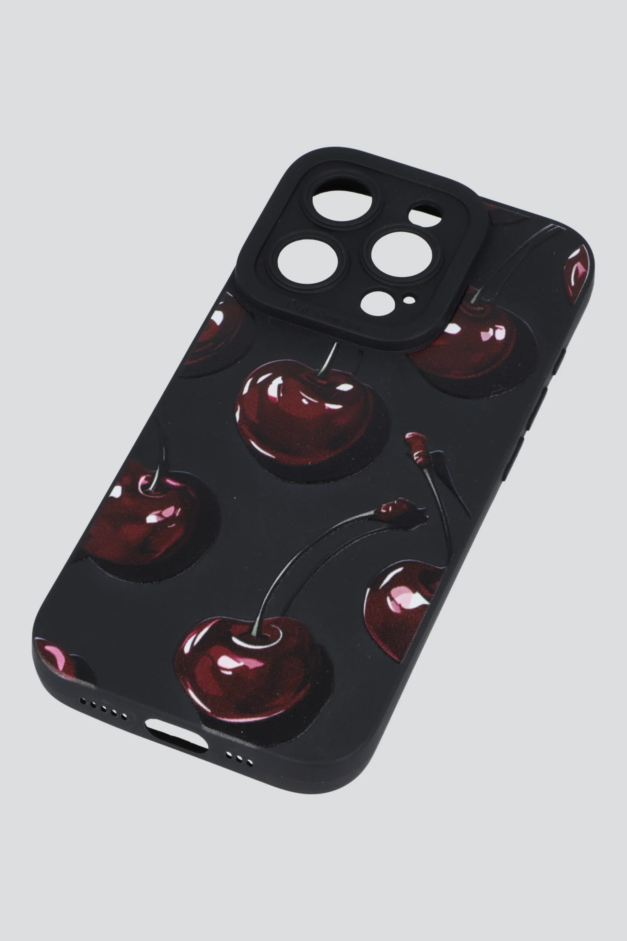 Funda iph 15 pro black cherries sold by Shasa product image thumbnail 2