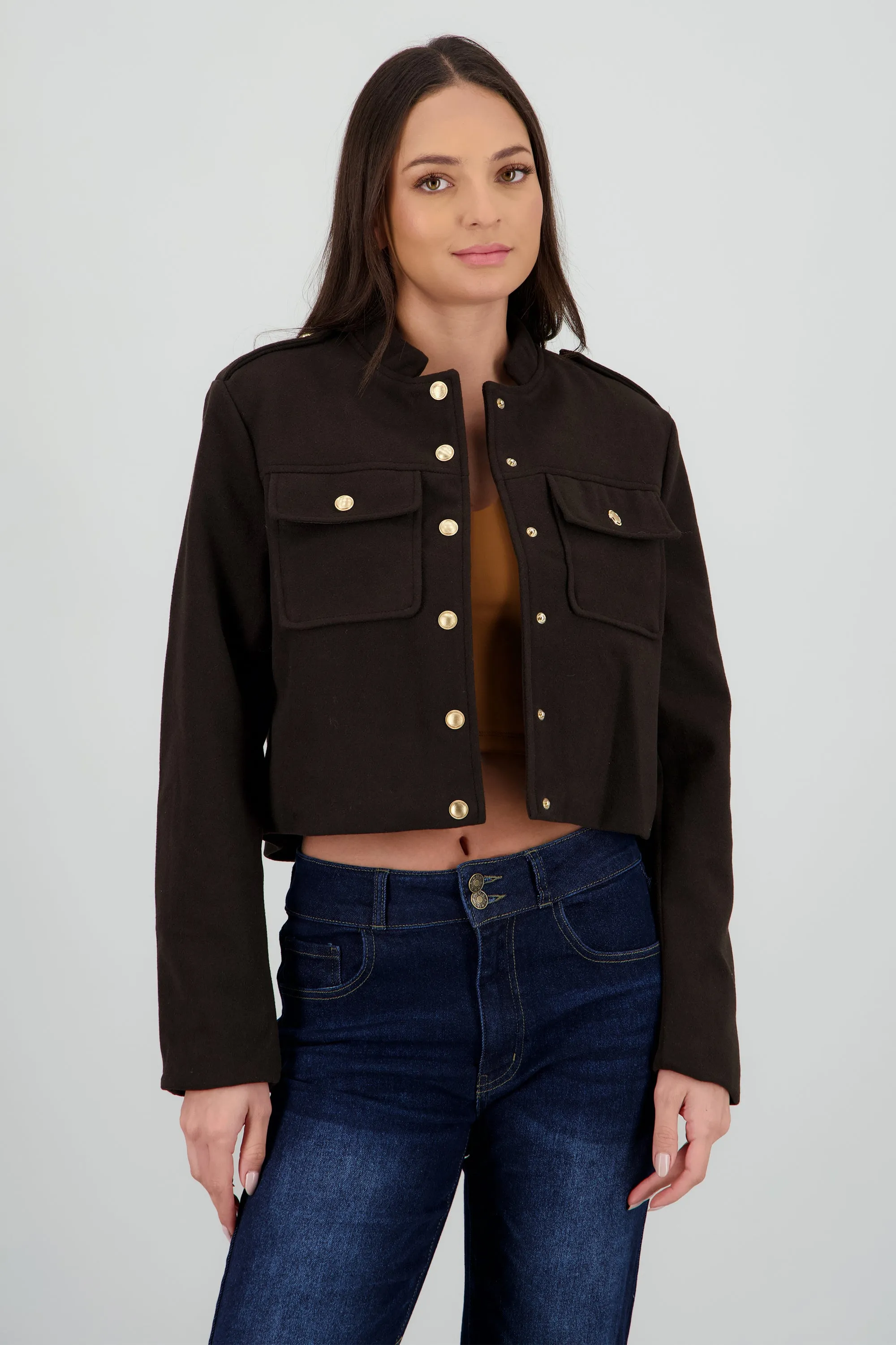 Chamarra bolsas cargo con botones sold by Shasa