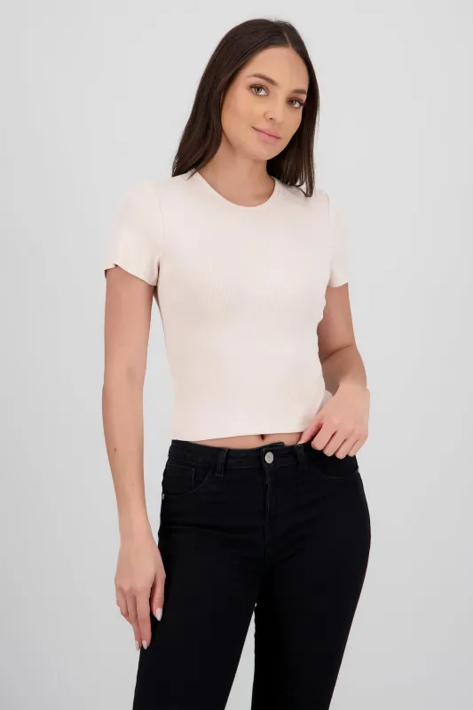 Top rib manga corta sold by Shasa