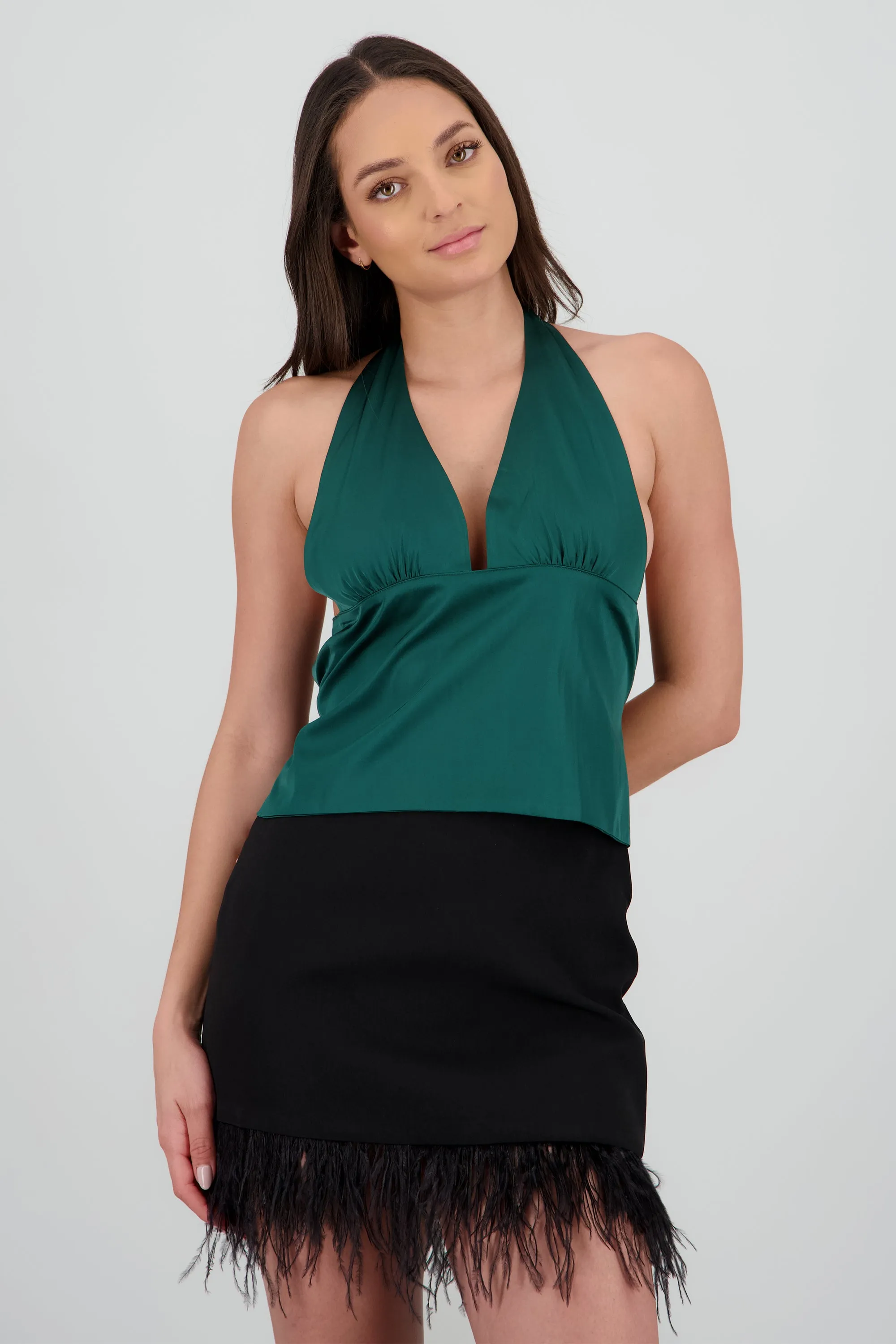 Top satinado escote espalda sold by Shasa product image thumbnail 2