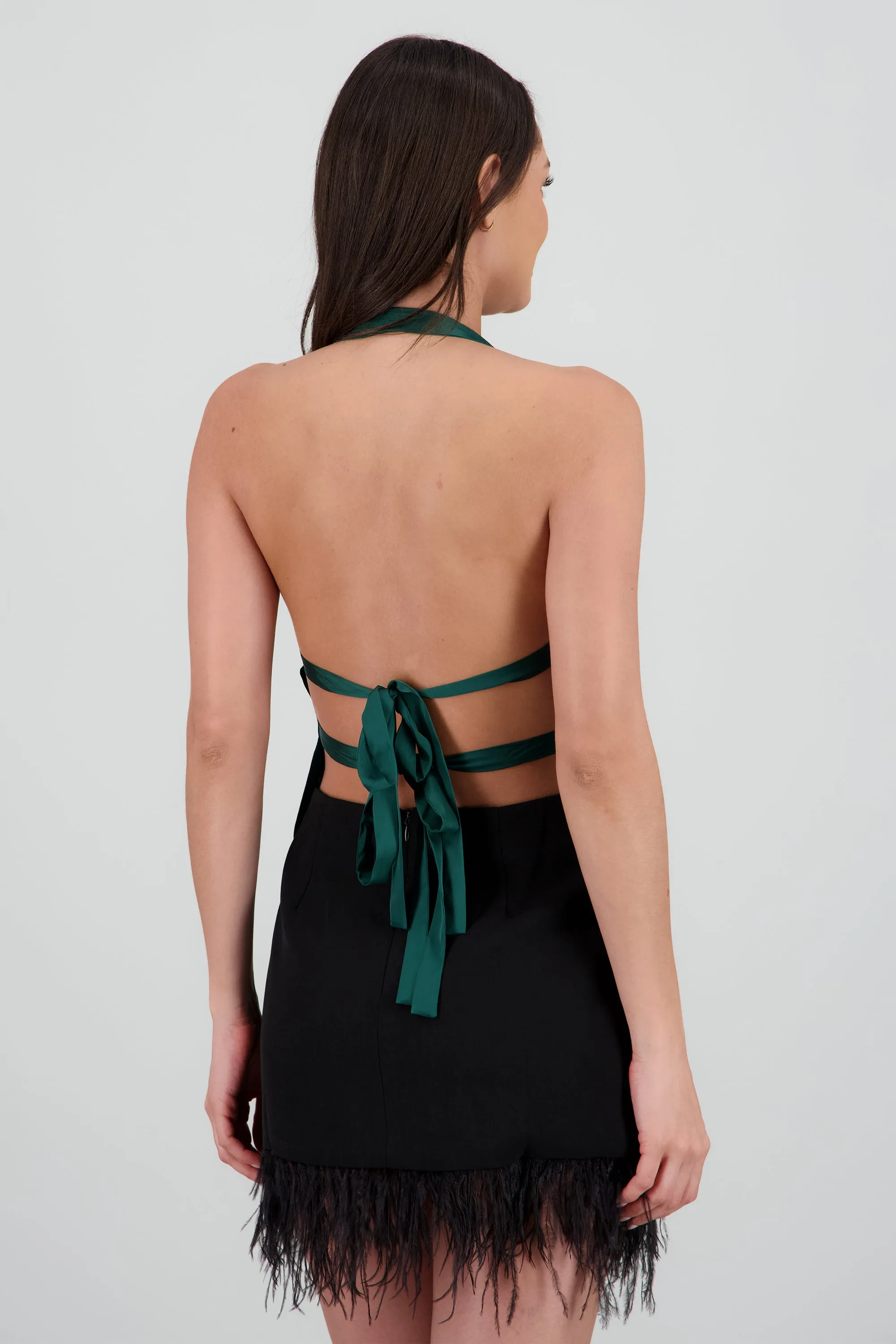 Top satinado escote espalda sold by Shasa product image thumbnail 4