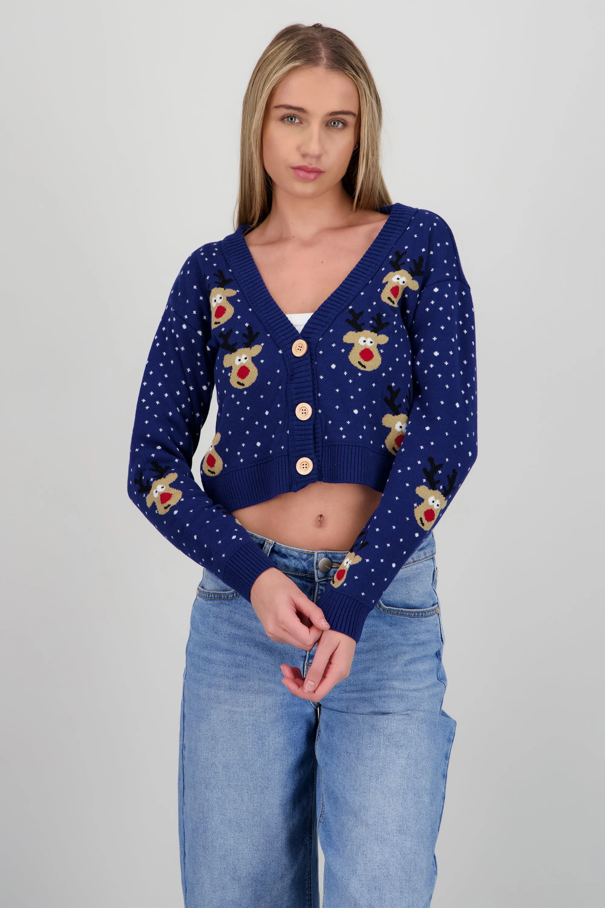 Cardigan renos detalle botones sold by Shasa product image thumbnail 2