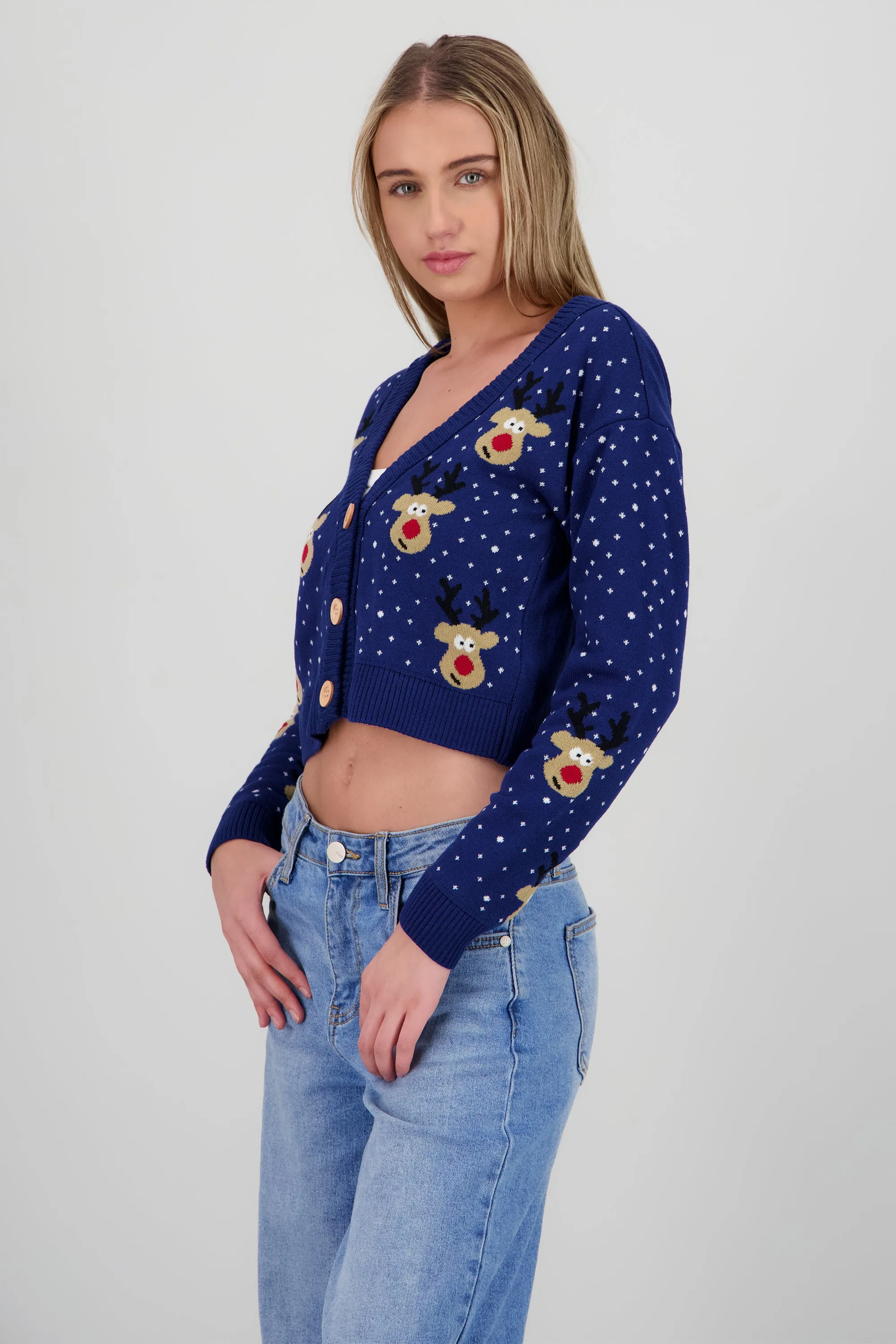 Cardigan renos detalle botones sold by Shasa product image thumbnail 3