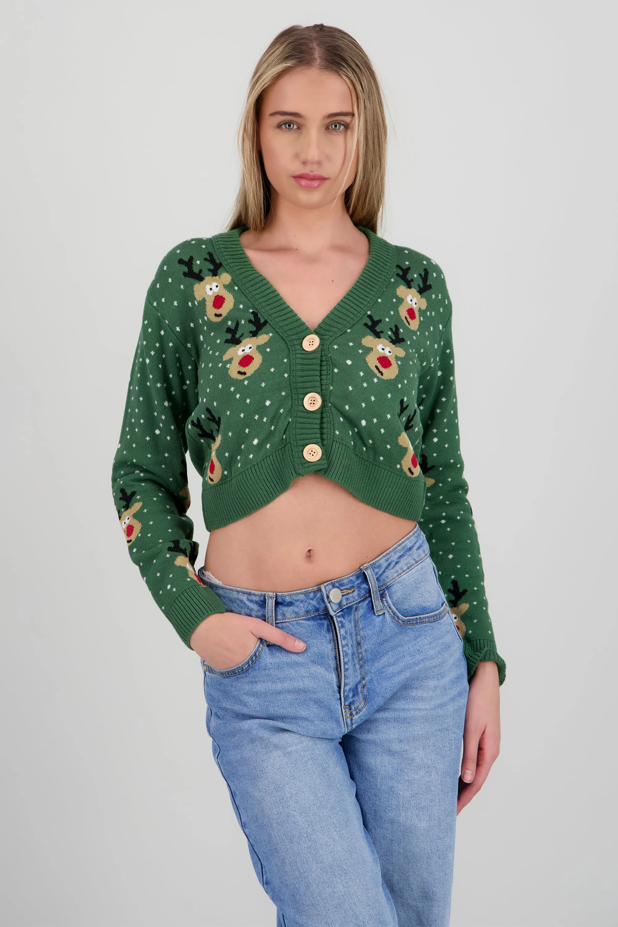 Cardigan renos detalle botones sold by Shasa product image thumbnail 2