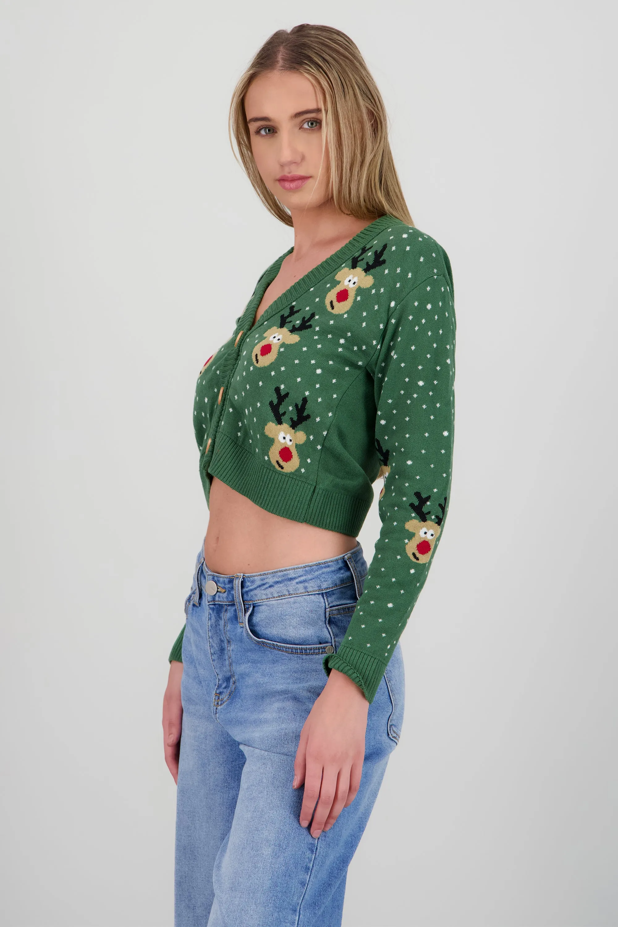 Cardigan renos detalle botones sold by Shasa product image thumbnail 3