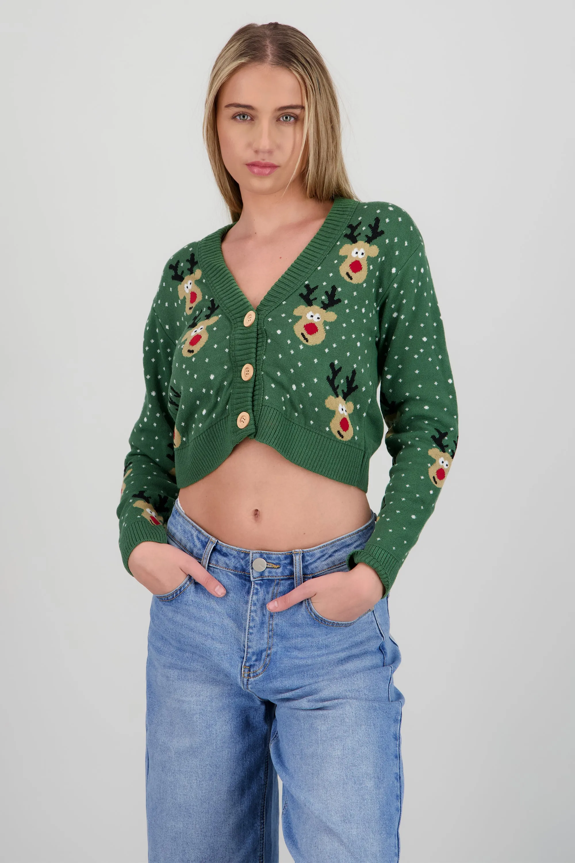 Cardigan renos detalle botones sold by Shasa