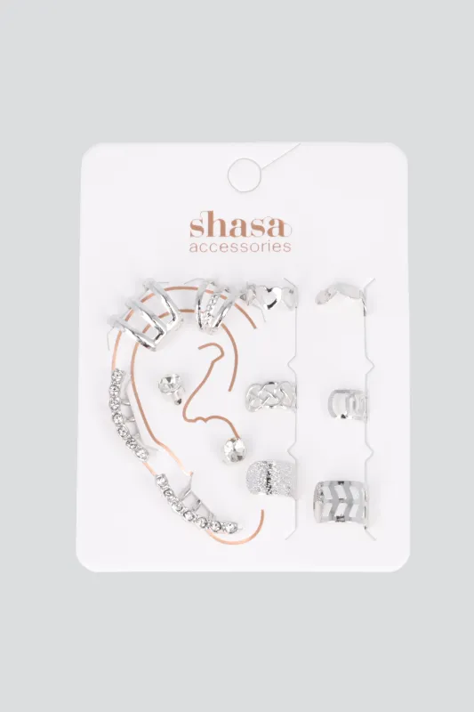 SET EARCUFFS ARETES sold by Shasa