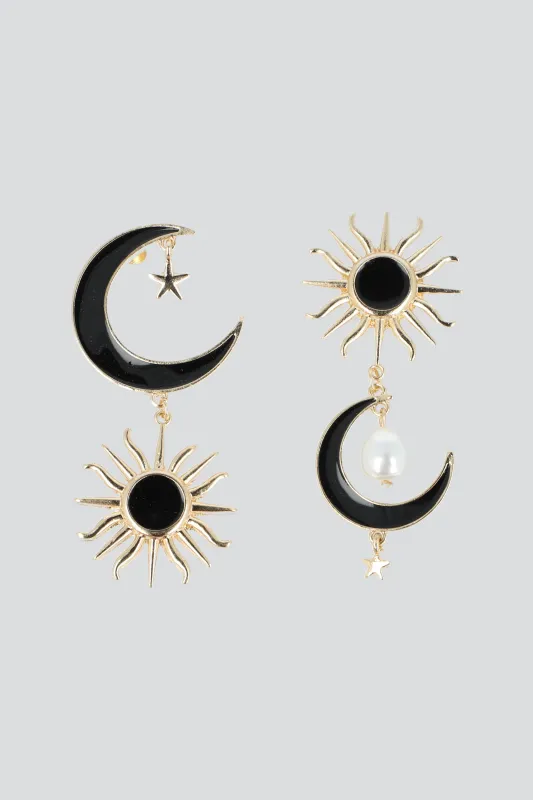 ARETES LUNA SOL COLOR sold by Shasa