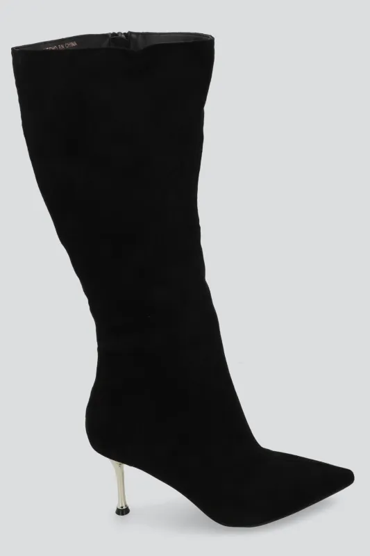 Bota tacon transparente pelo sold by Shasa