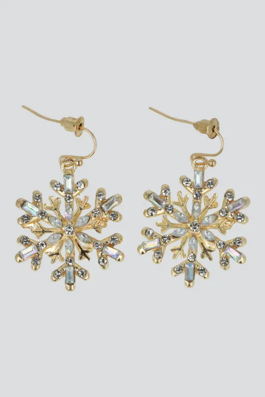 Aretes copos cristales sold by Shasa