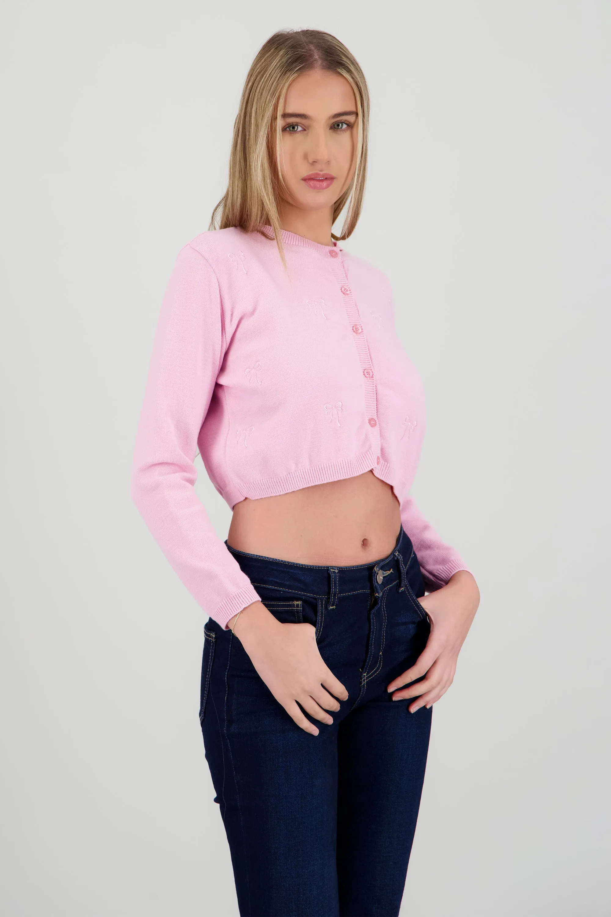 Cardigan detalle de bordado moños sold by Shasa product image thumbnail 3