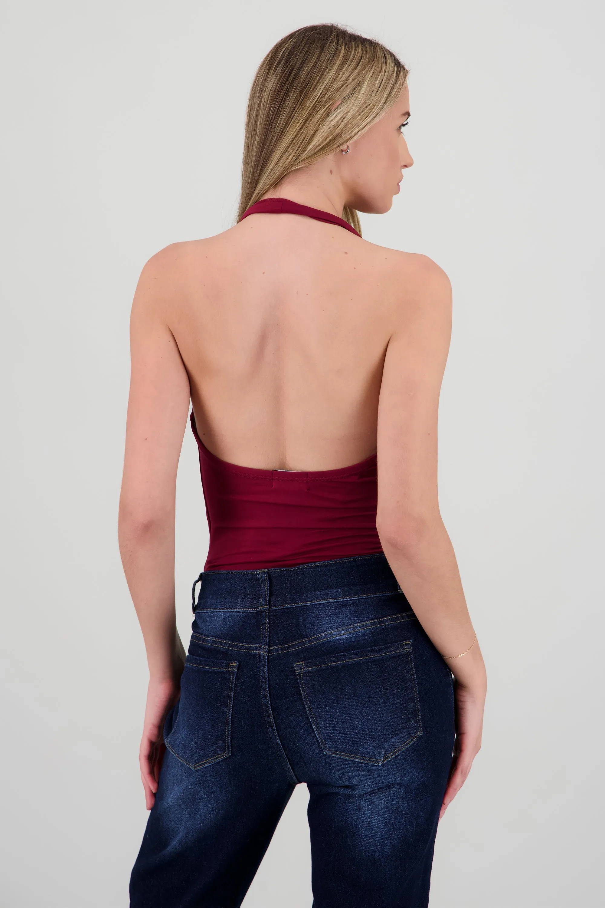 Body escote cascada cuello halter sold by Shasa product image thumbnail 3