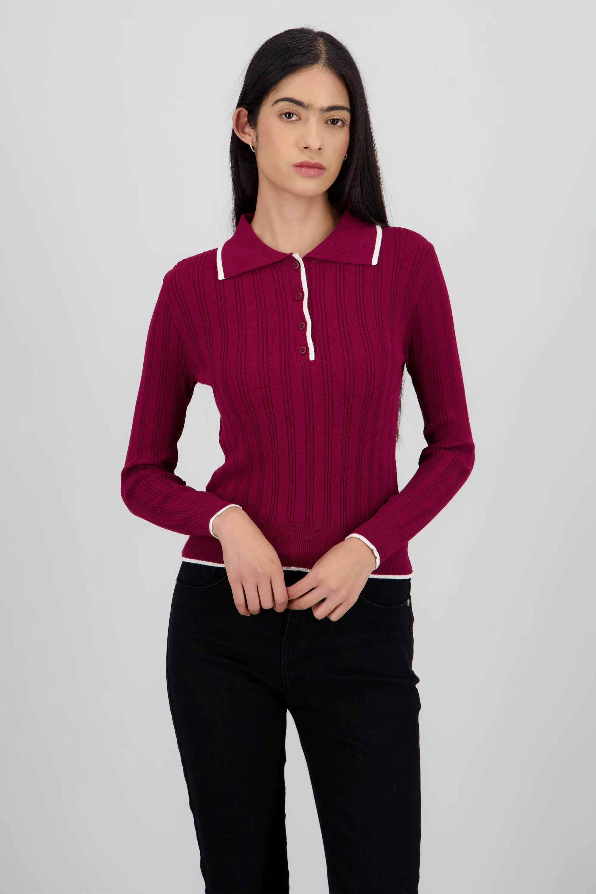 Top punto acanalado contraste sold by Shasa product image thumbnail 2