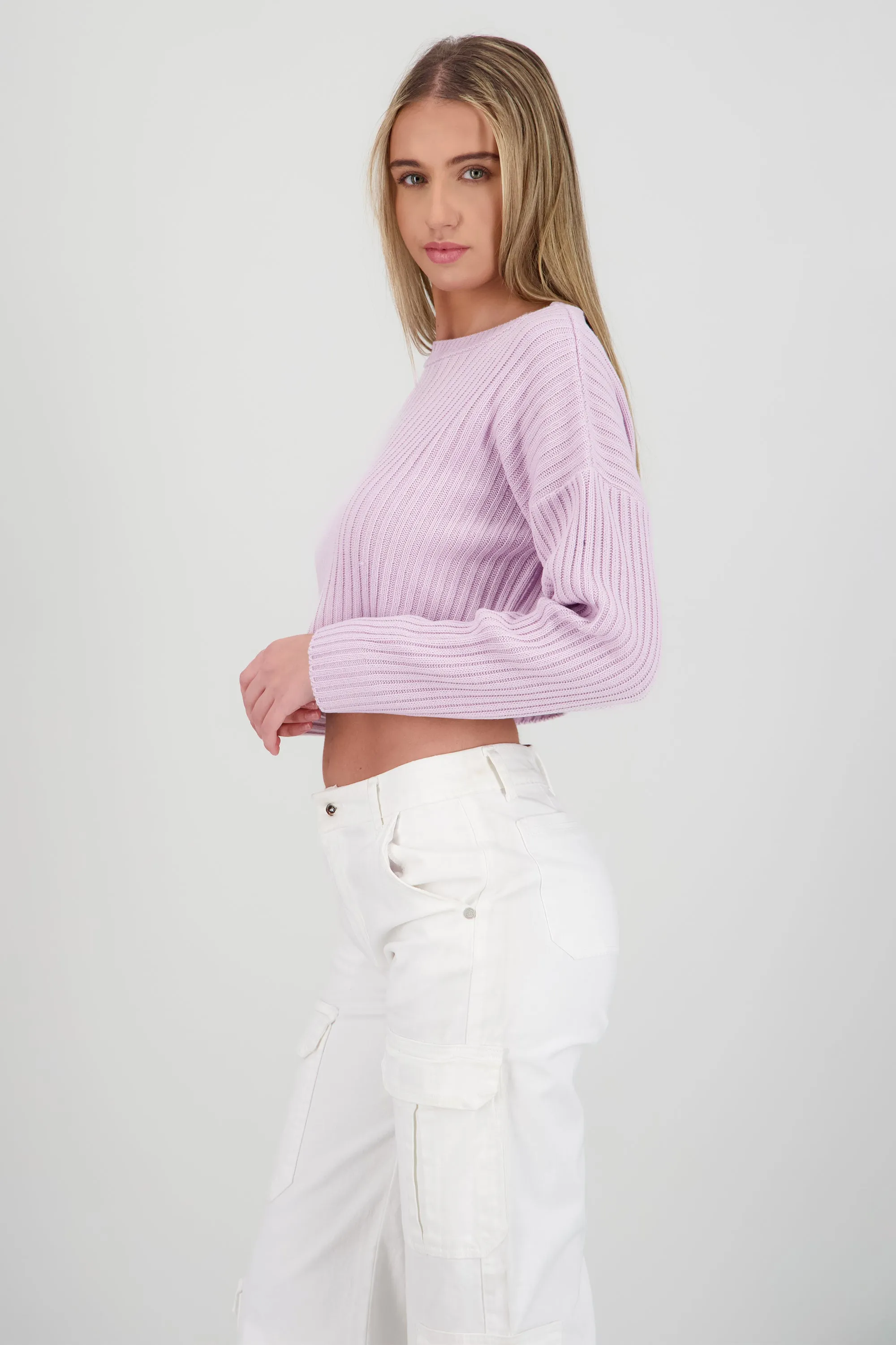 Sueter acanalado crop sold by Shasa product image thumbnail 3