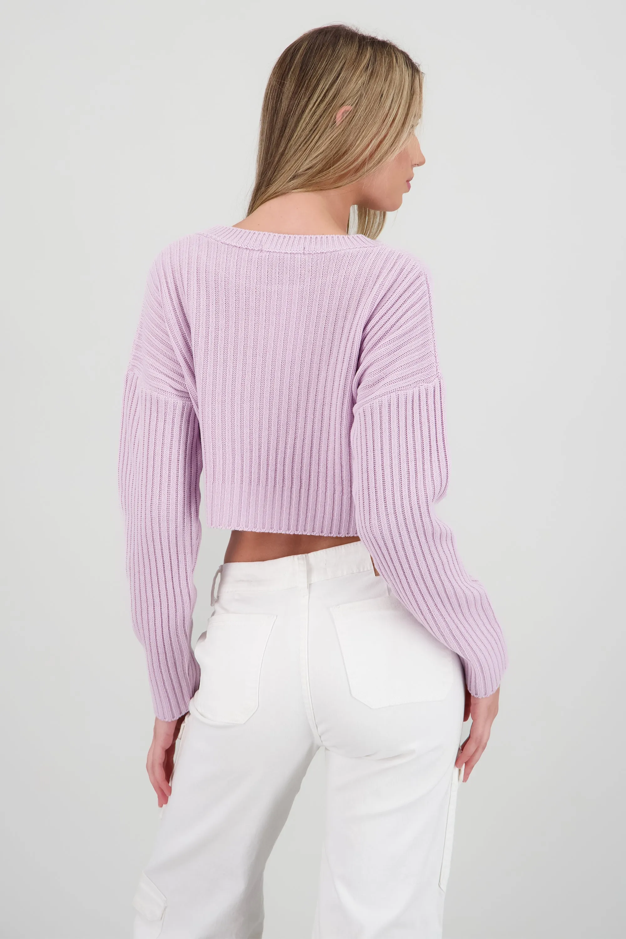 Sueter acanalado crop sold by Shasa product image thumbnail 4