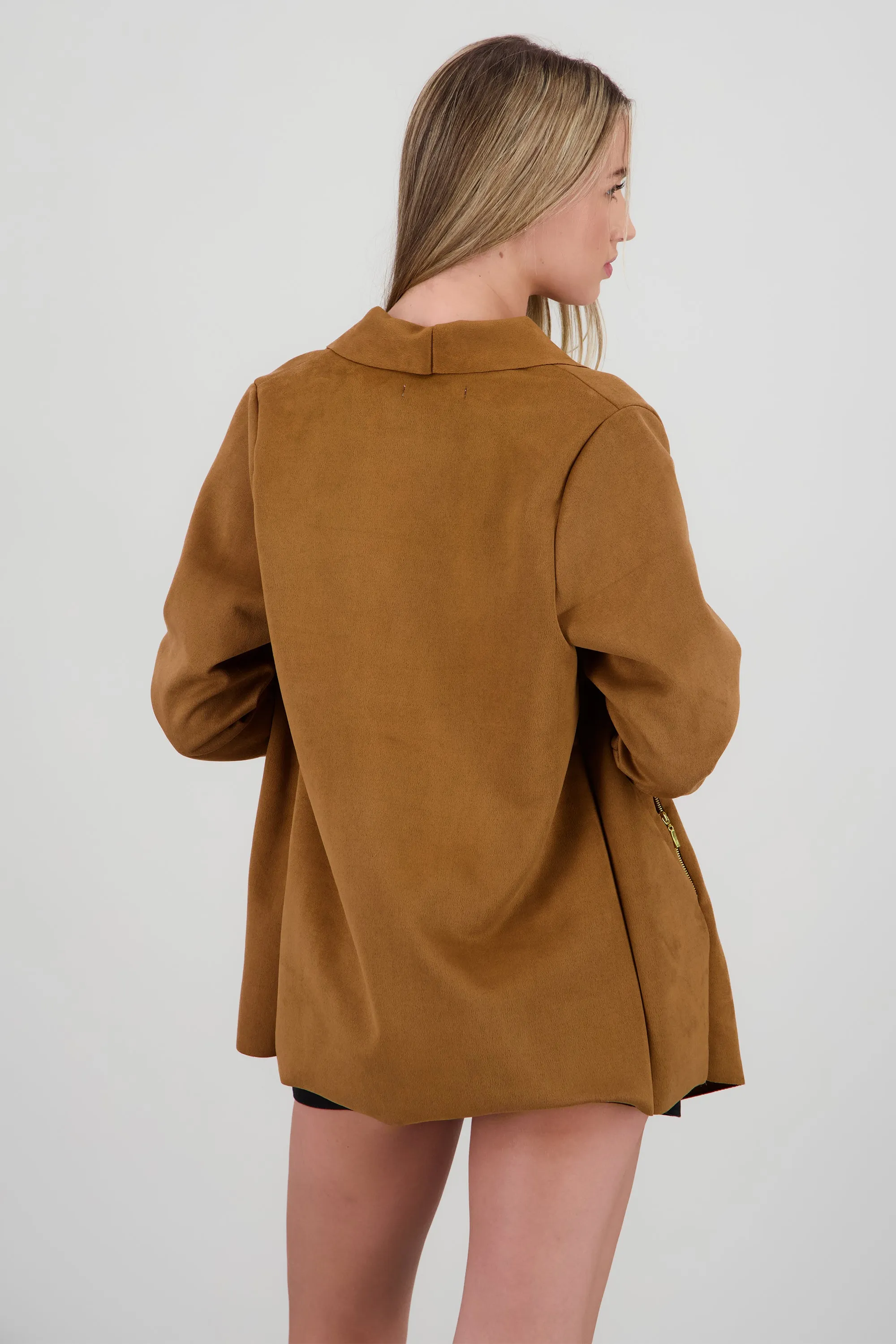 Saco de suede con solapa sold by Shasa product image thumbnail 4