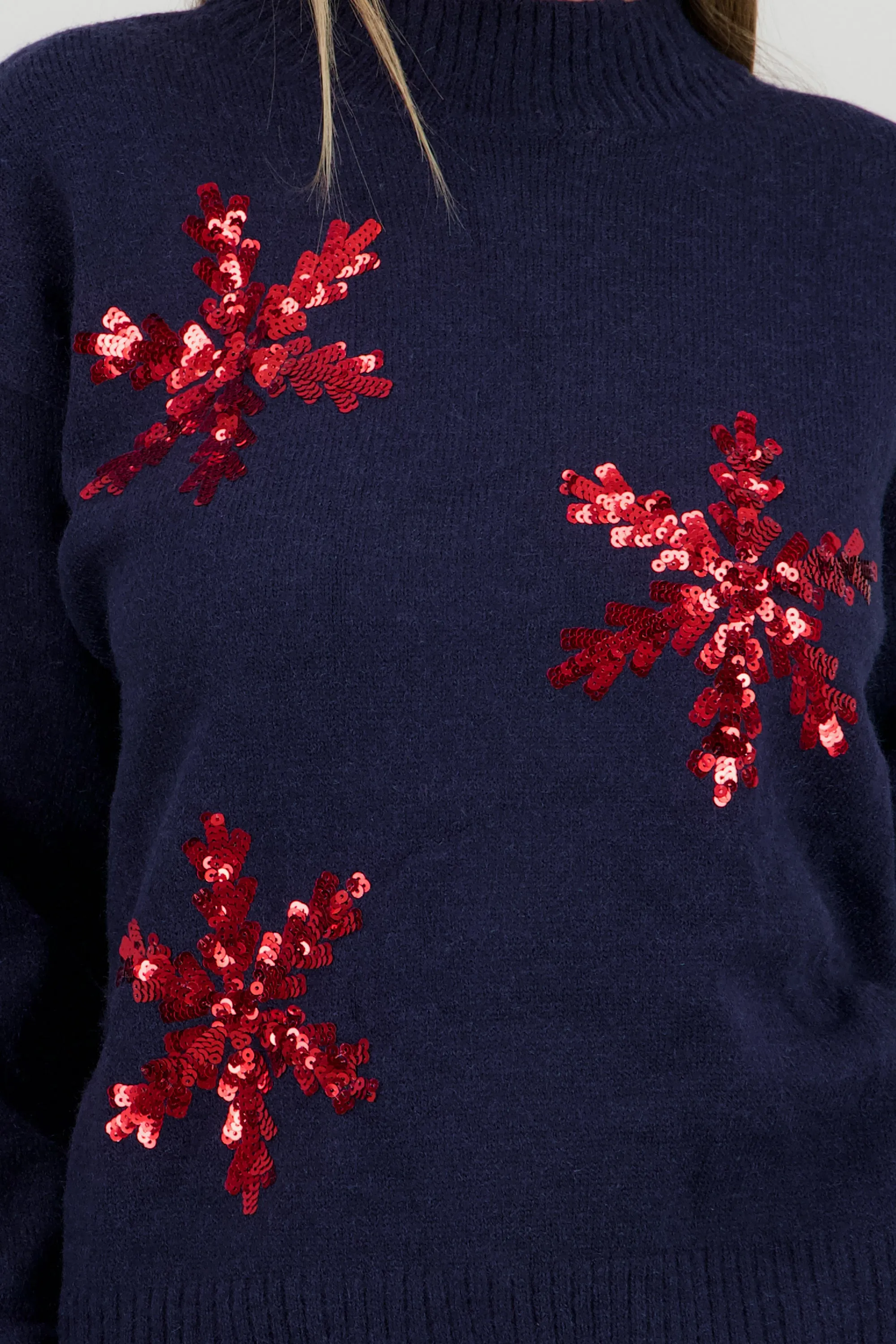 Sueter de navidad copos brillantes sold by Shasa product image thumbnail 5