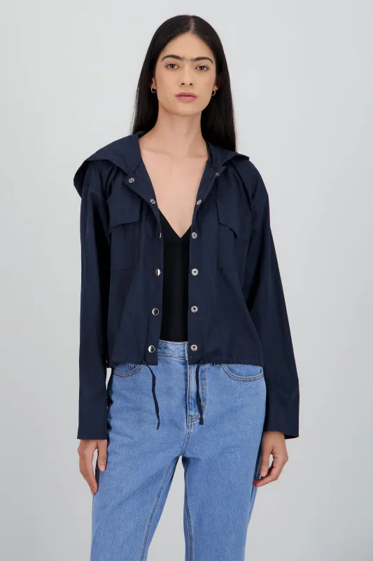 chamarra ligera detalle cordones sold by Shasa