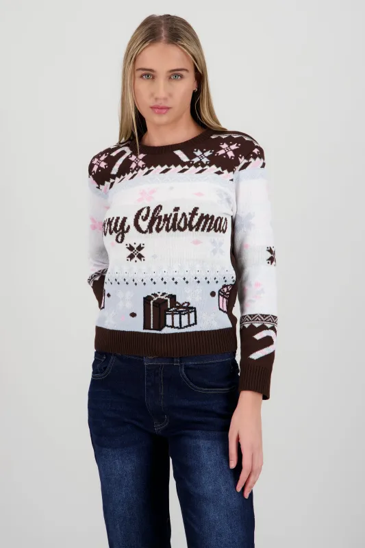 Sueter navideño merry sold by Shasa