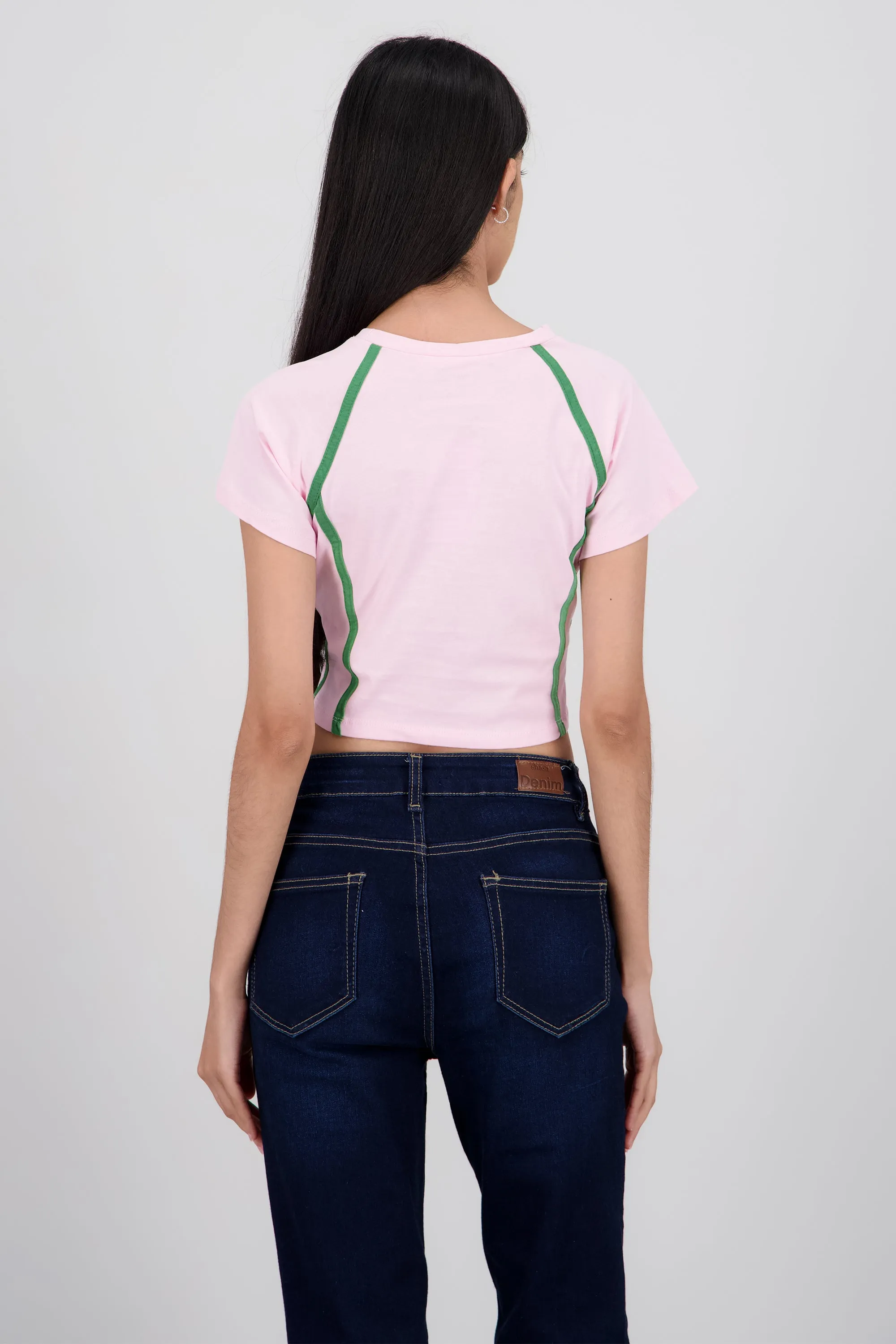 Playera contraste estampado sold by Shasa product image thumbnail 4