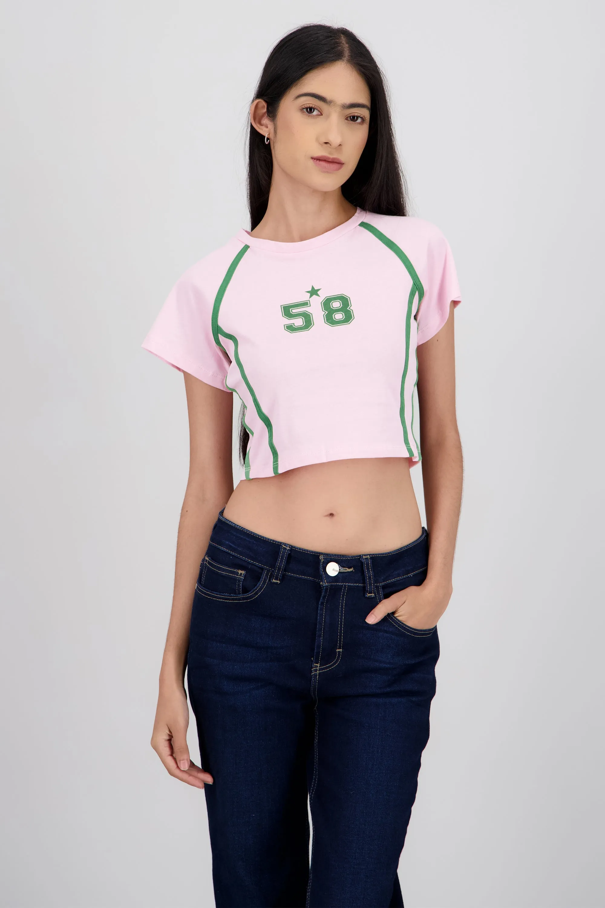 Playera contraste estampado sold by Shasa product image thumbnail 2