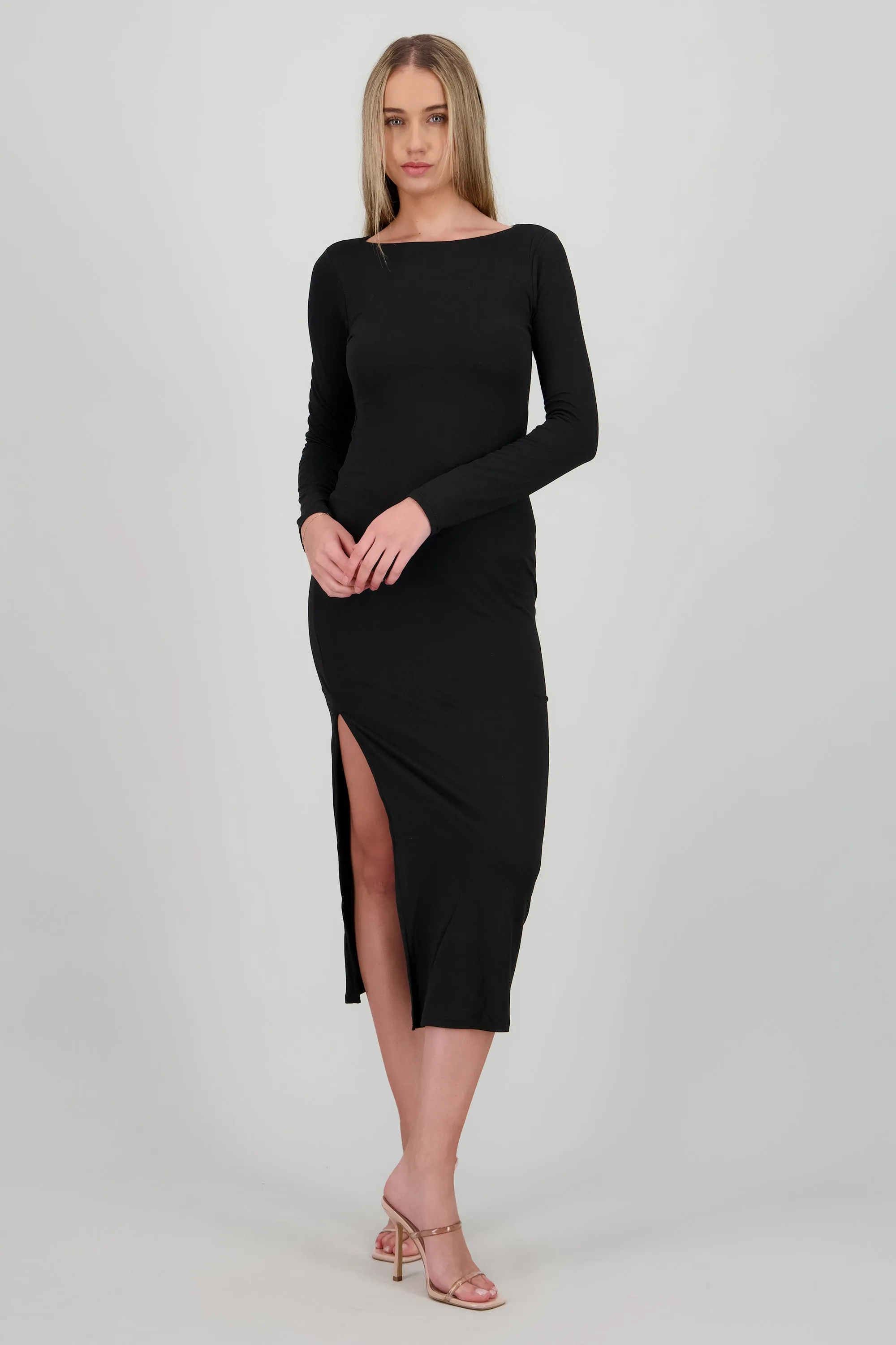 Vestido escote redondo manga larga sold by Shasa product image thumbnail 2