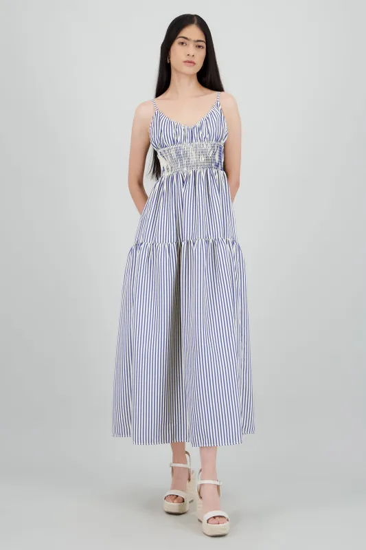 Vestido maxi lineas escote espalda sold by Shasa