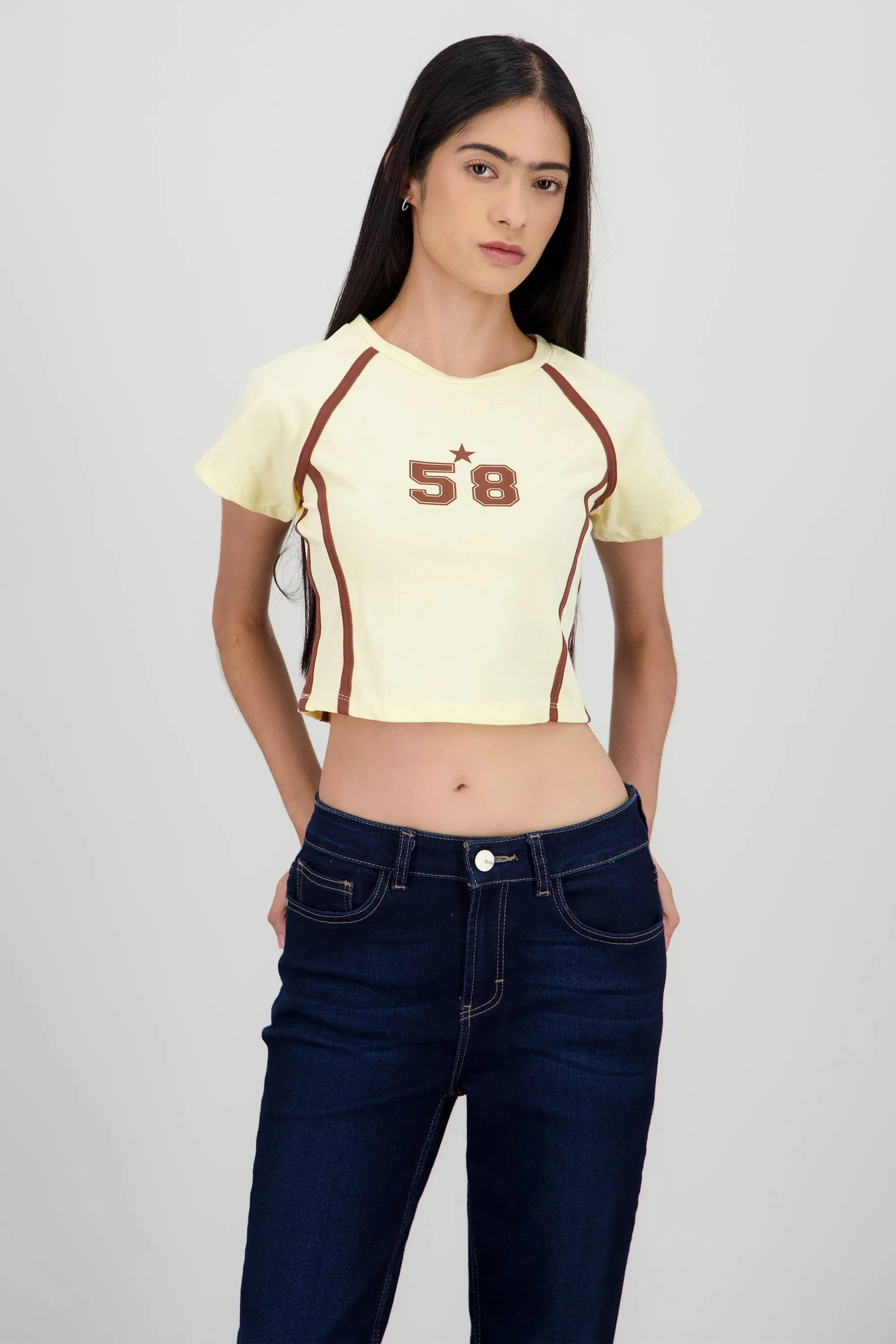 Playera contraste estampado sold by Shasa product image thumbnail 2