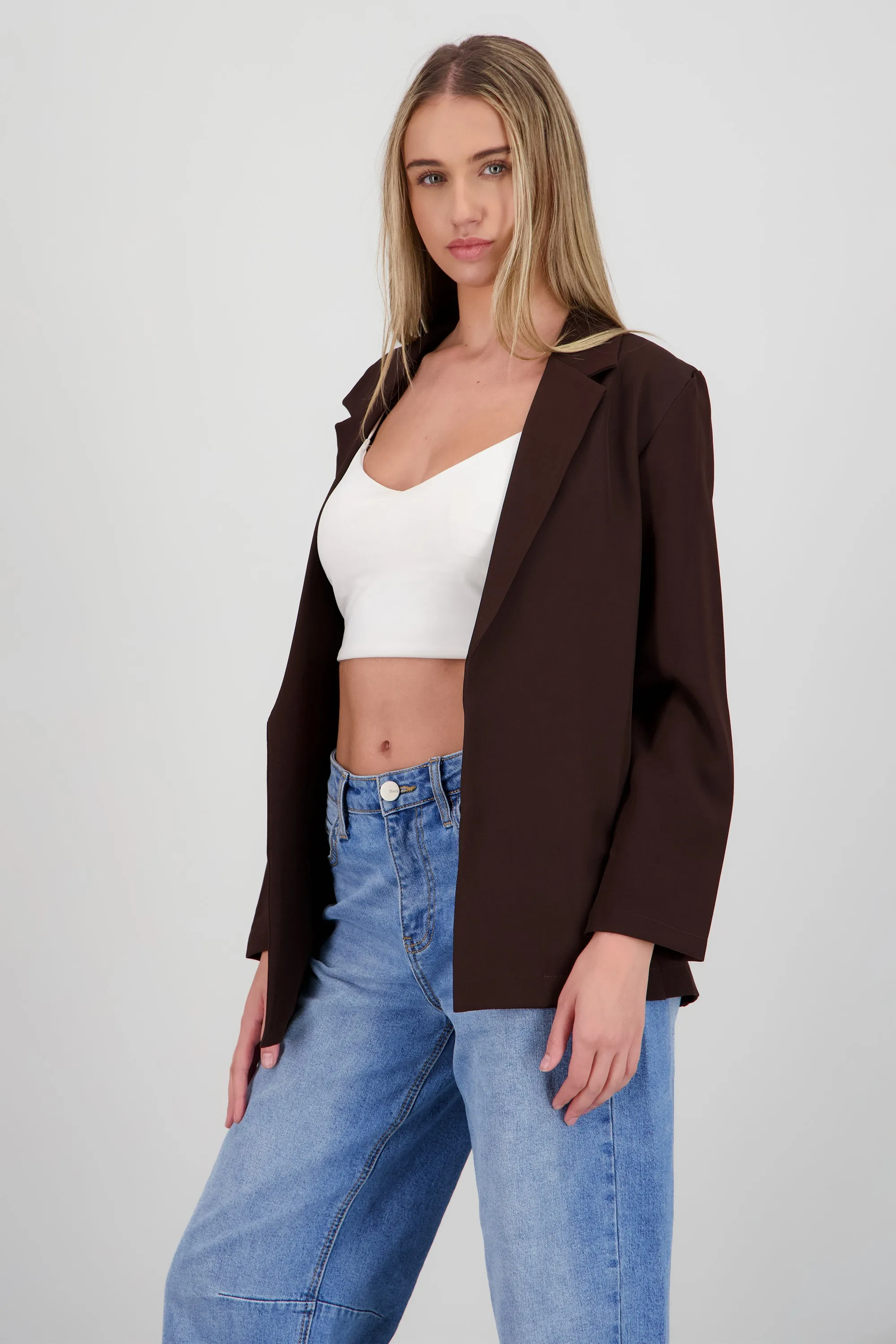 Blazer largo con fit relajado sold by Shasa product image thumbnail 3