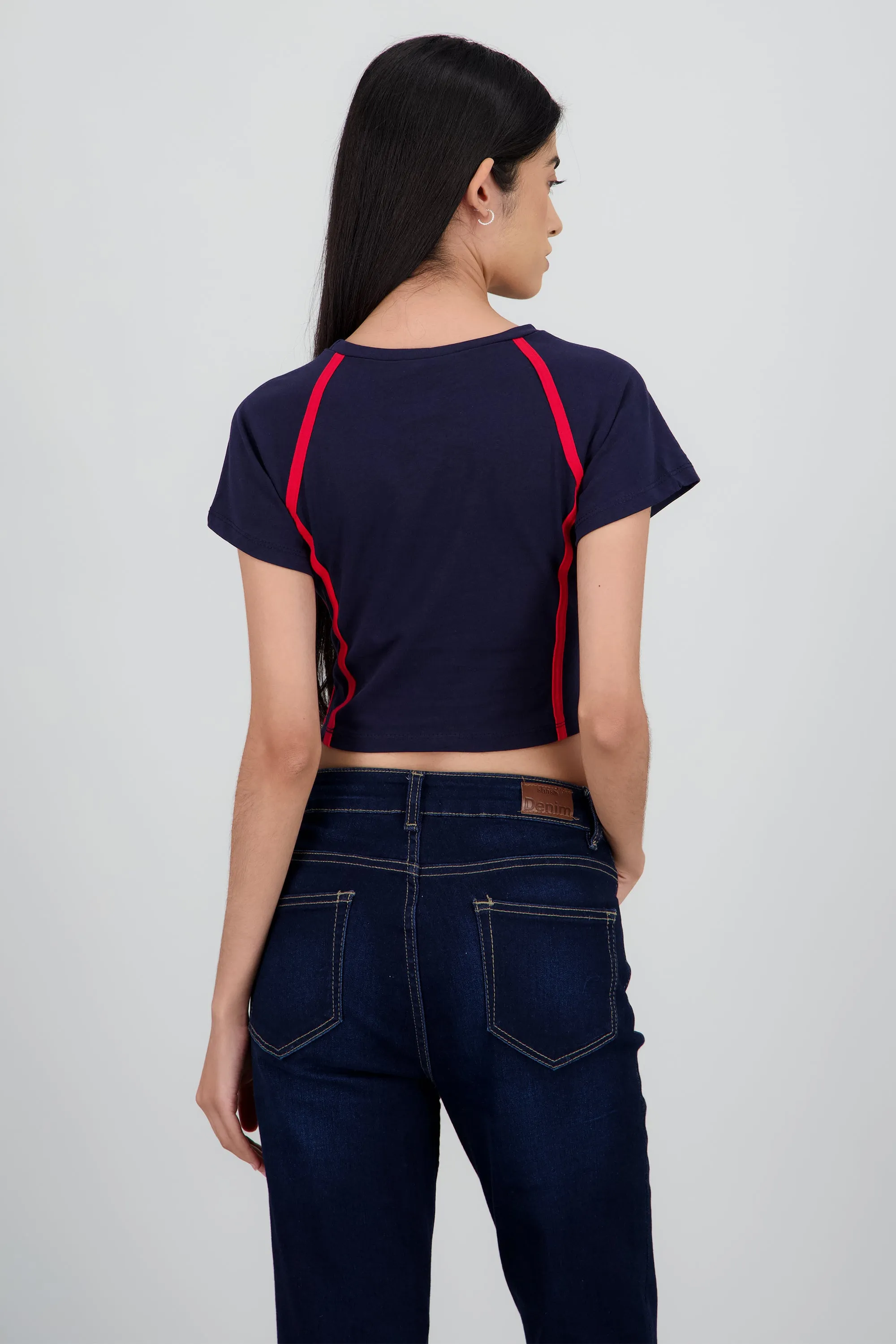 Playera contraste estampado sold by Shasa product image thumbnail 4