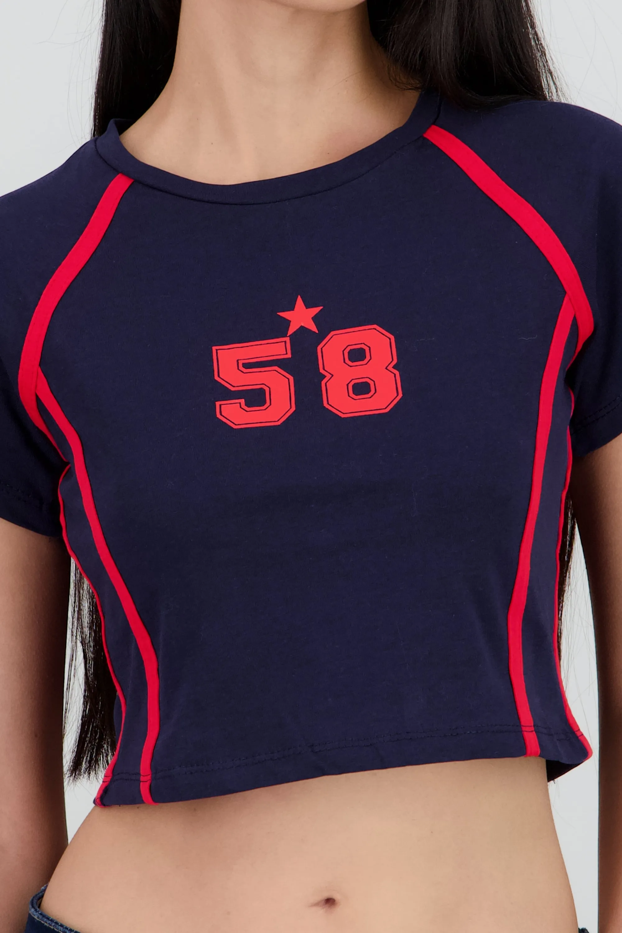 Playera contraste estampado sold by Shasa product image thumbnail 5