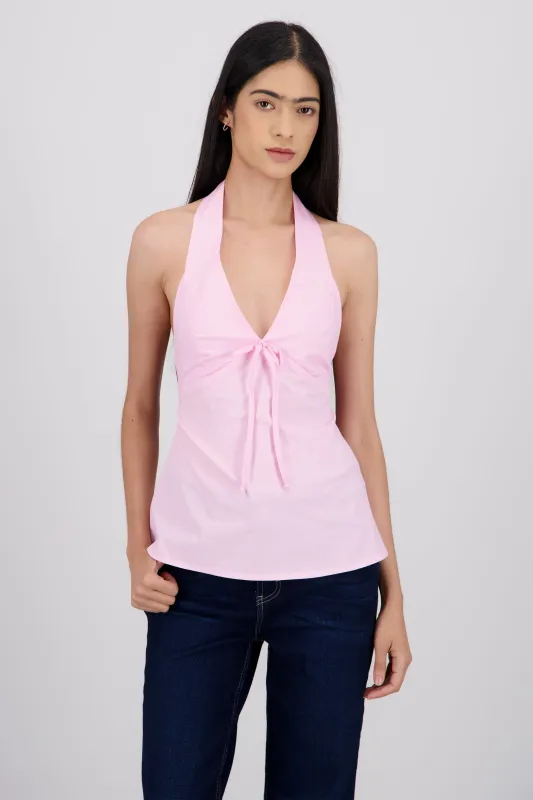 Blusa halter detalle cortes sold by Shasa