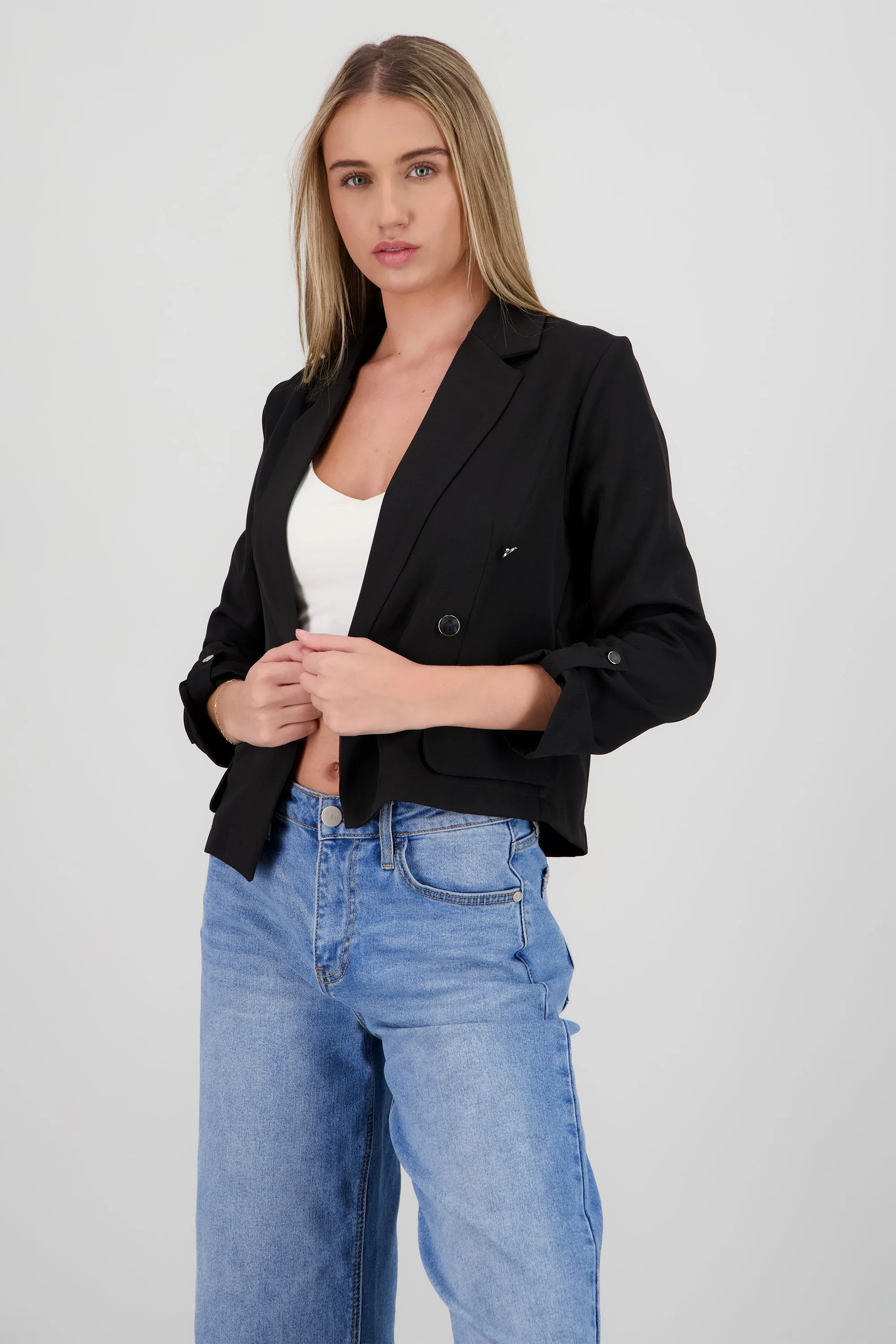 Blazer manga larga con detalle de botones sold by Shasa product image thumbnail 2