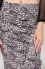 Falda midi animal print sold by Shasa