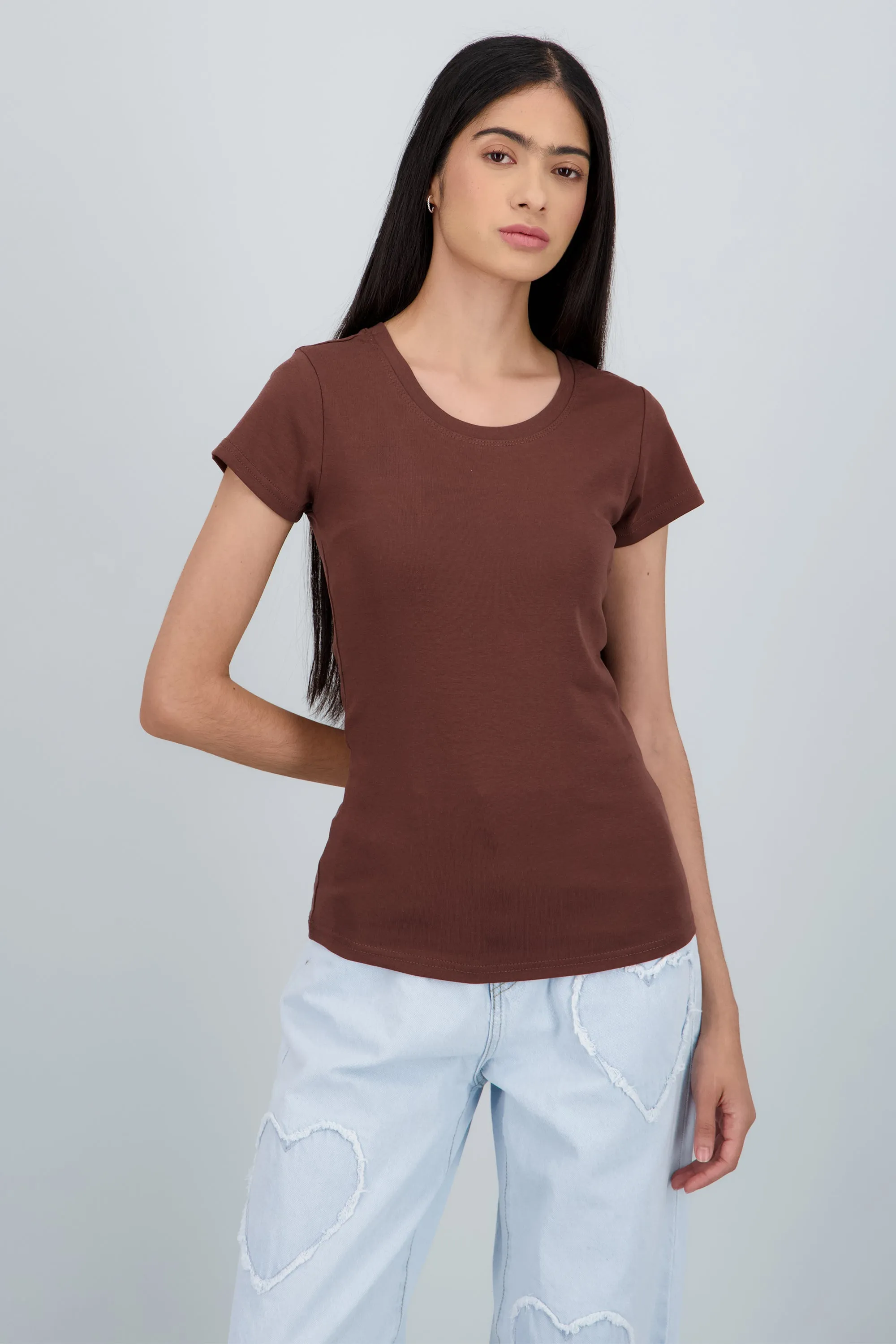 Playera lisa manga corta cuello redondo sold by Shasa product image thumbnail 2