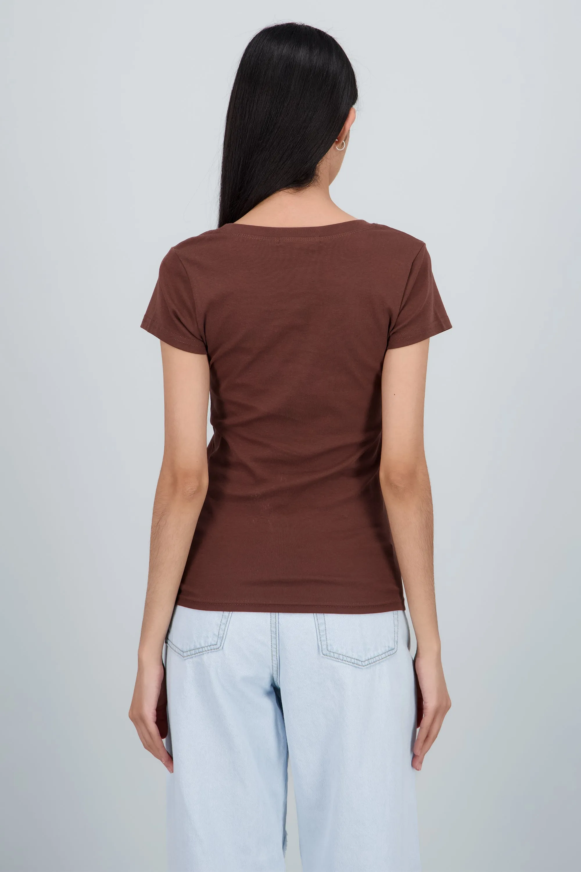 Playera lisa manga corta cuello redondo sold by Shasa product image thumbnail 4