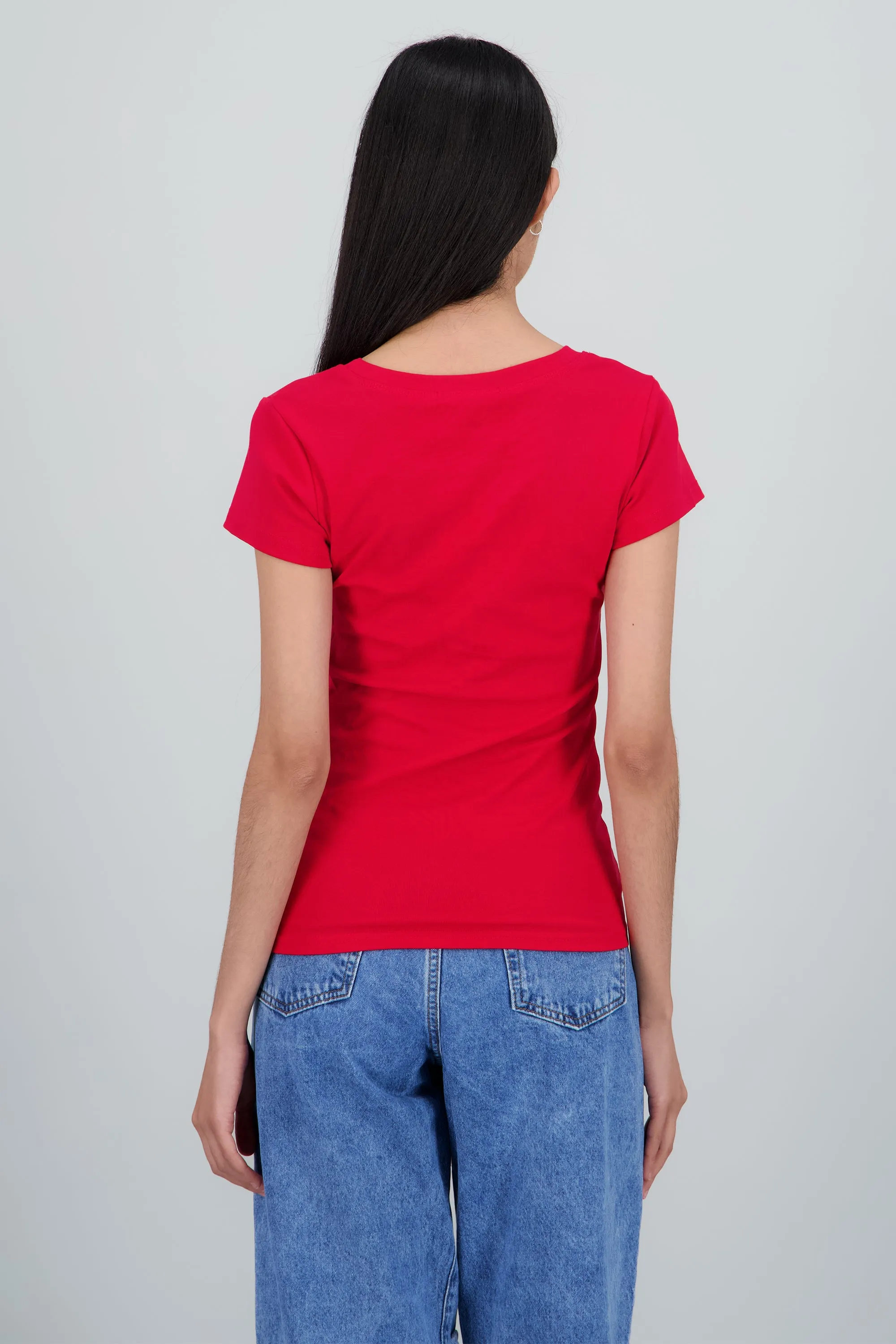 Playera lisa manga corta cuello redondo sold by Shasa product image thumbnail 4