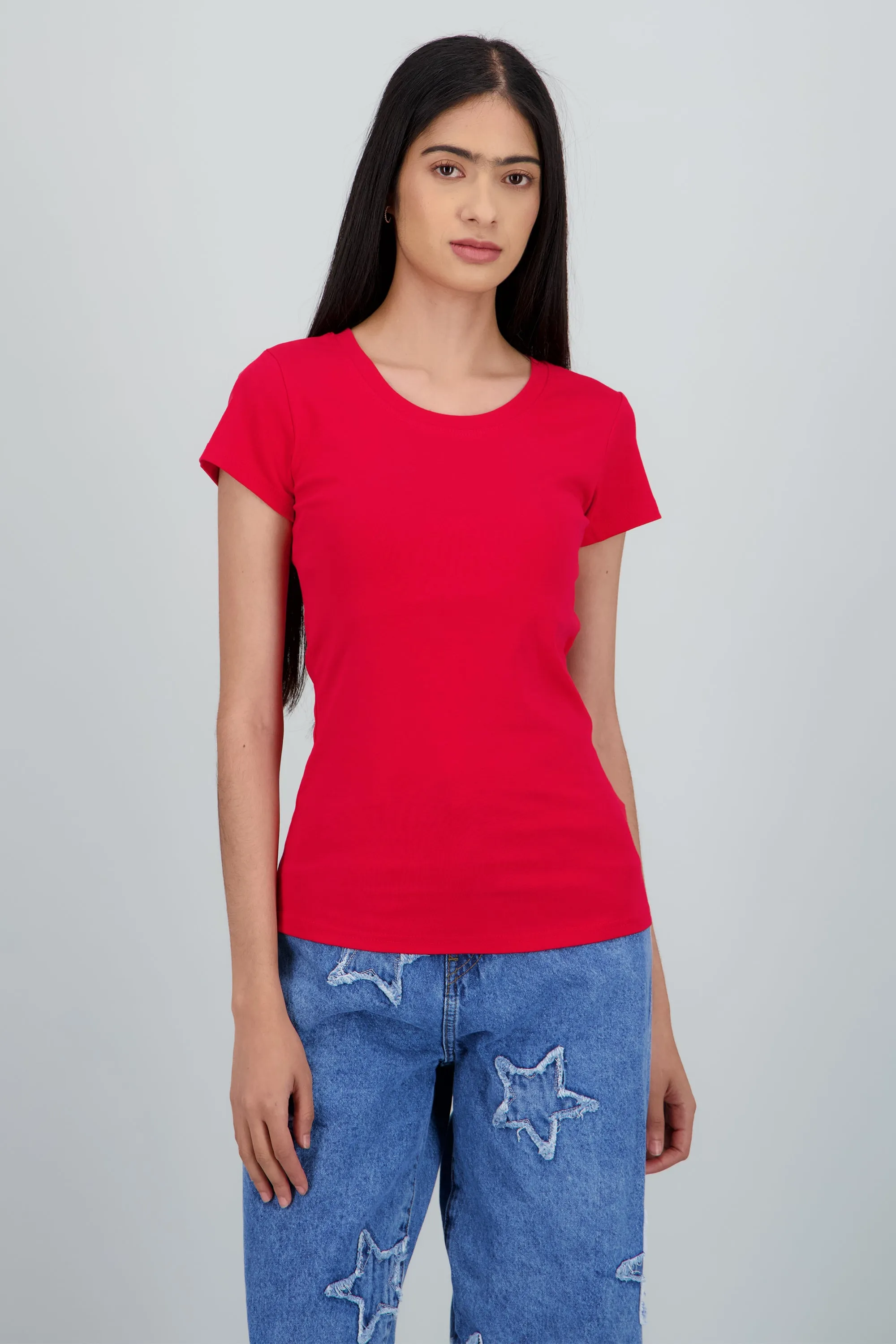 Playera lisa manga corta cuello redondo sold by Shasa product image thumbnail 2