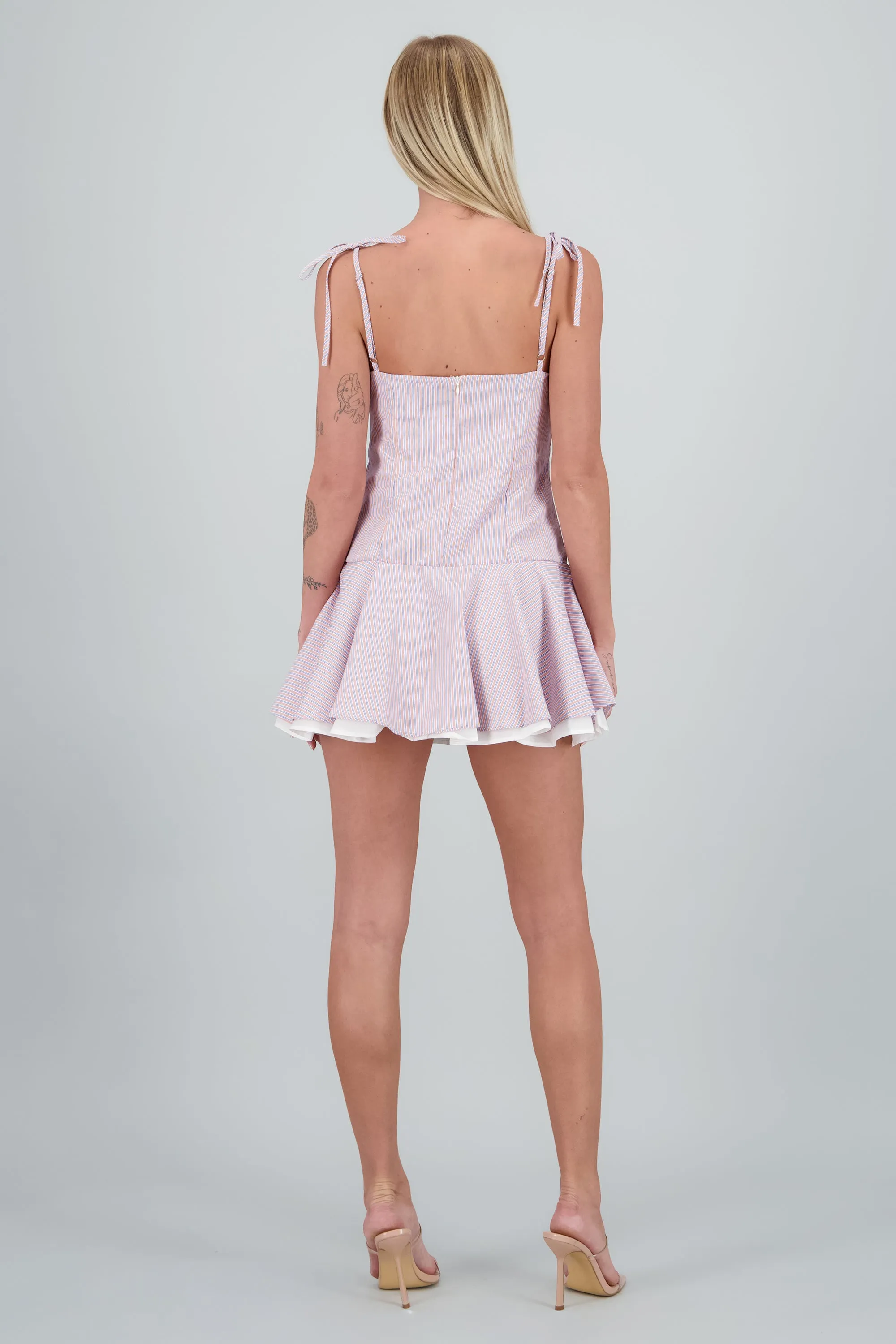 Vestido con tirantes tela sastre sold by Shasa product image thumbnail 4