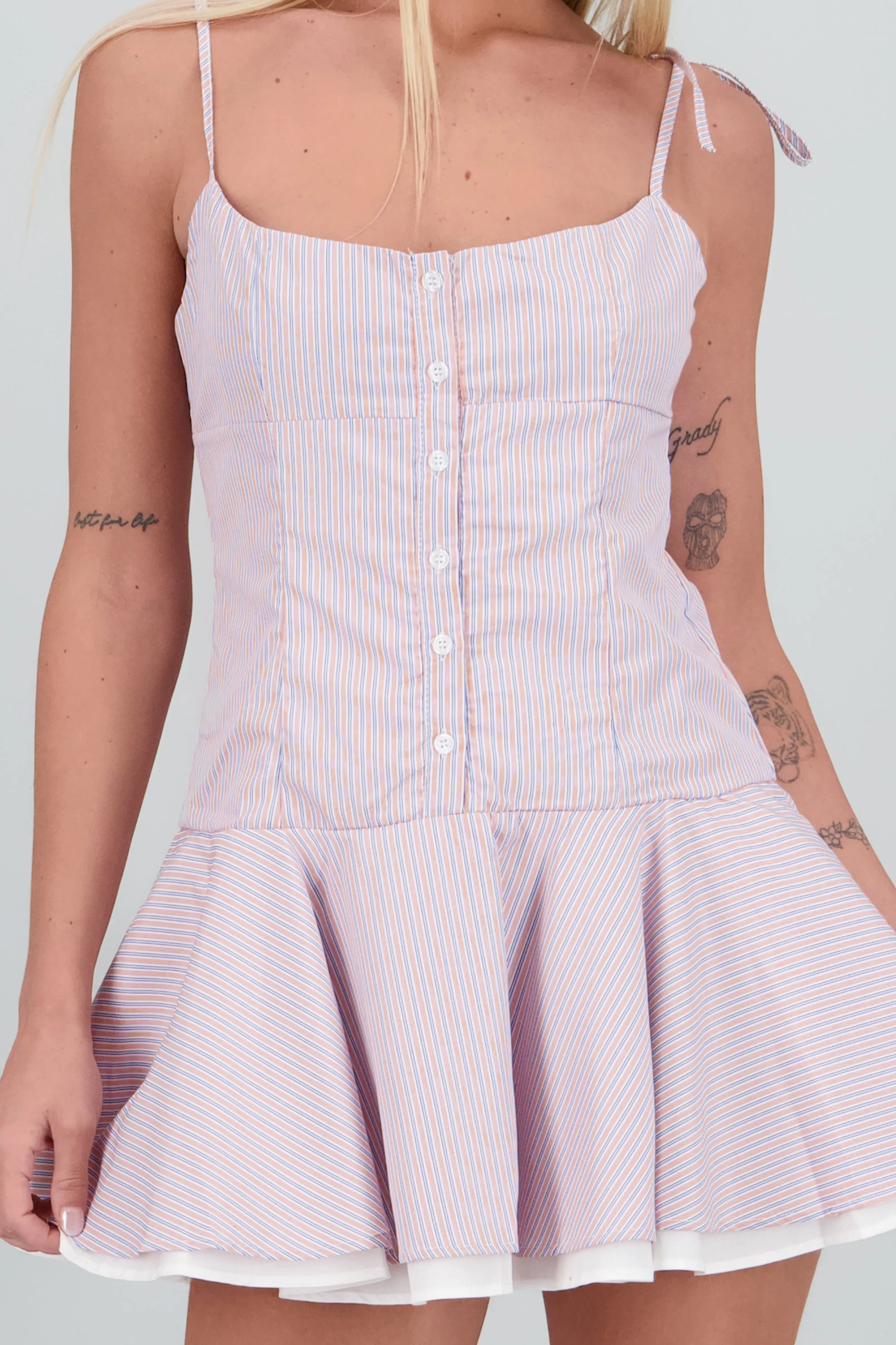 Vestido con tirantes tela sastre sold by Shasa product image thumbnail 5