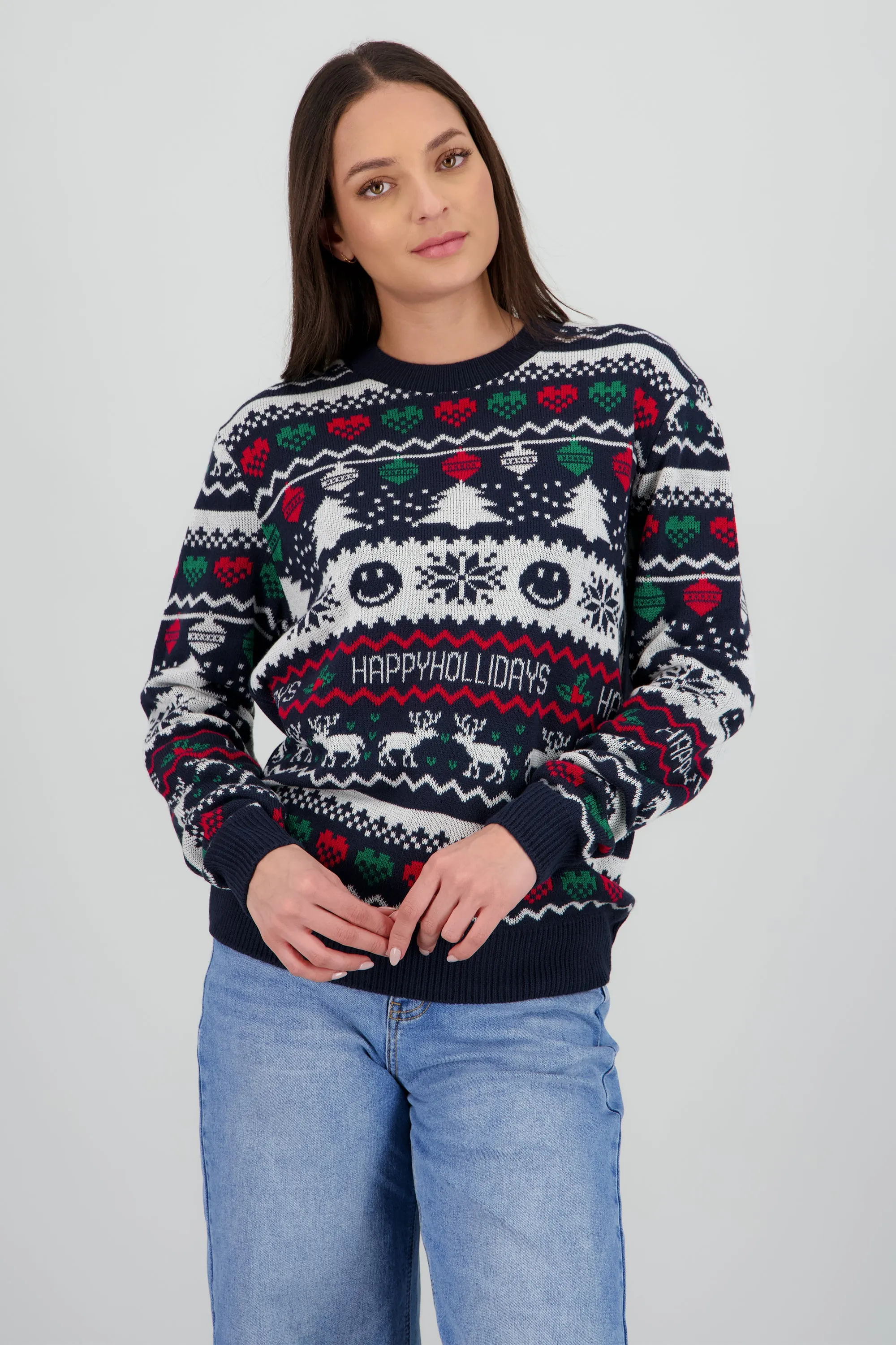 Suéter navidad happy face sold by Shasa product image thumbnail 2