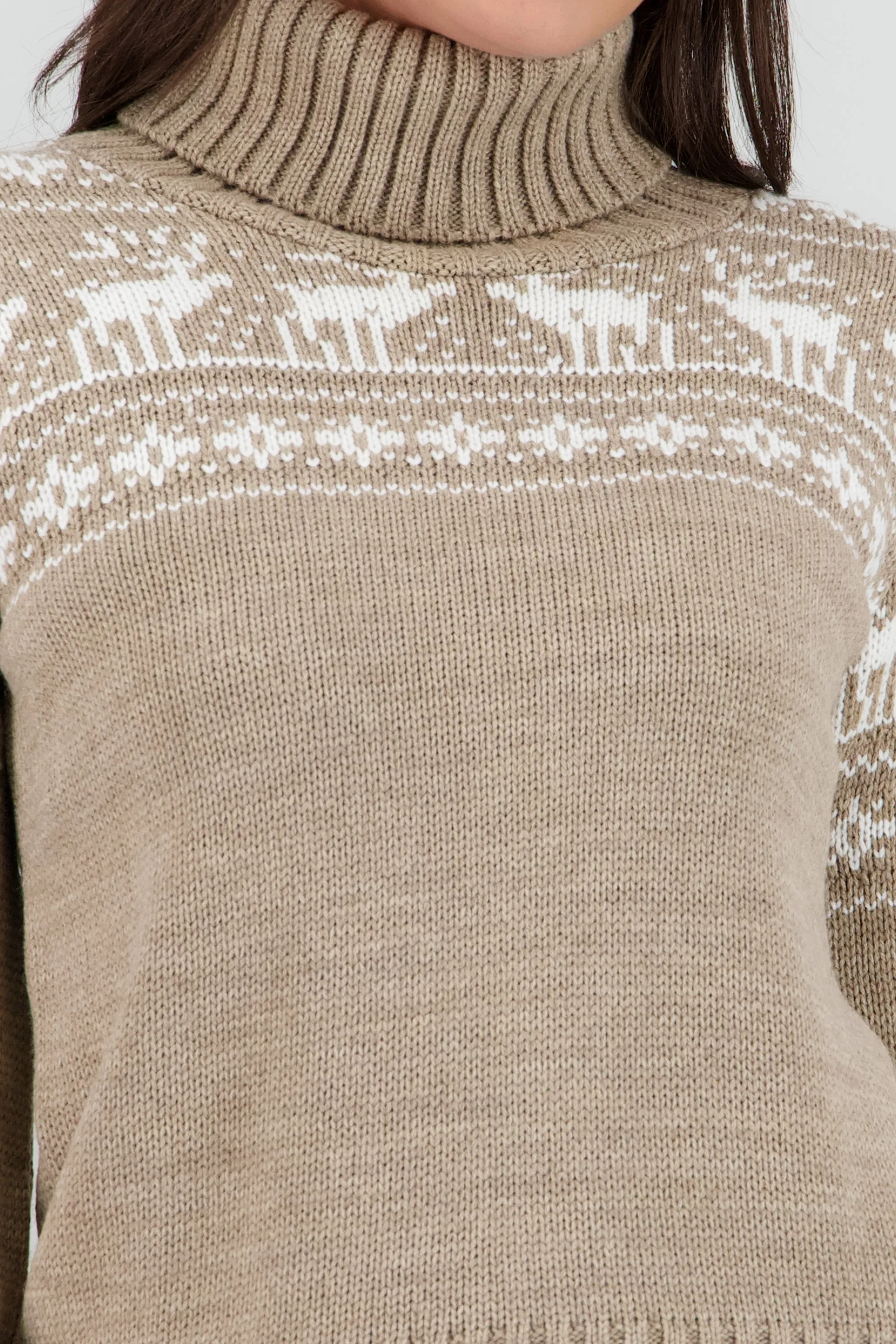 Sueter renos grecas cuello alto sold by Shasa product image thumbnail 5