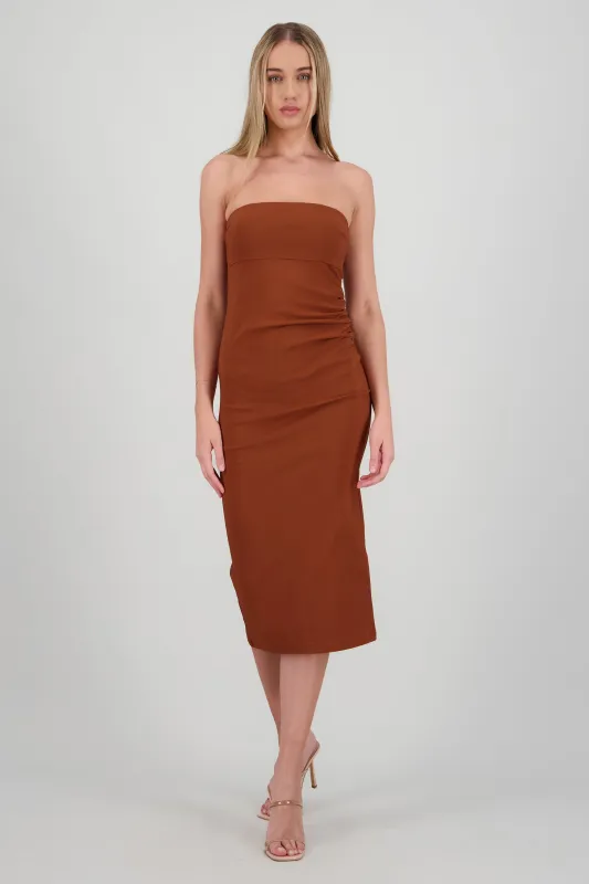 Vestido drapedado tubo sold by Shasa