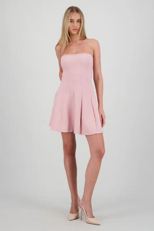 Vestido strapless detalle olan sold by Shasa