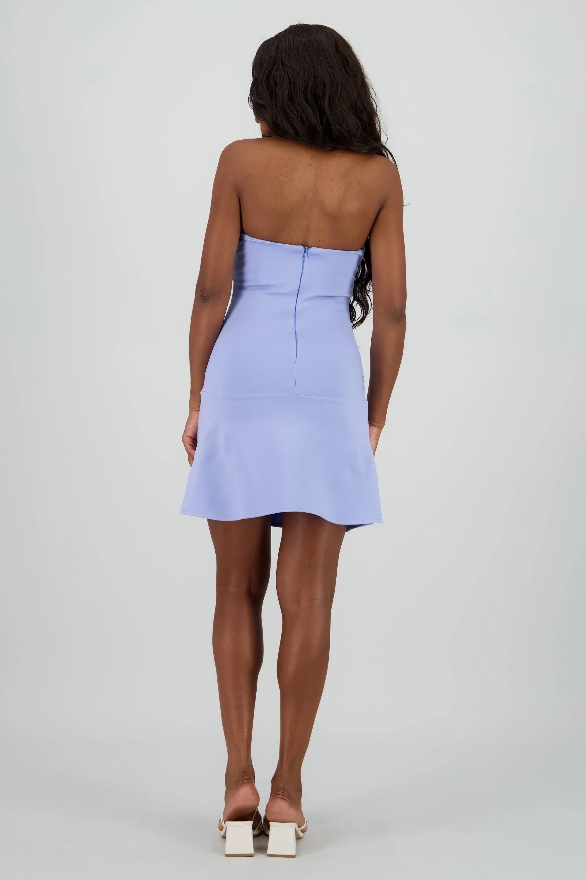 Vestido mini strapless fruncido costados sold by Shasa product image thumbnail 4