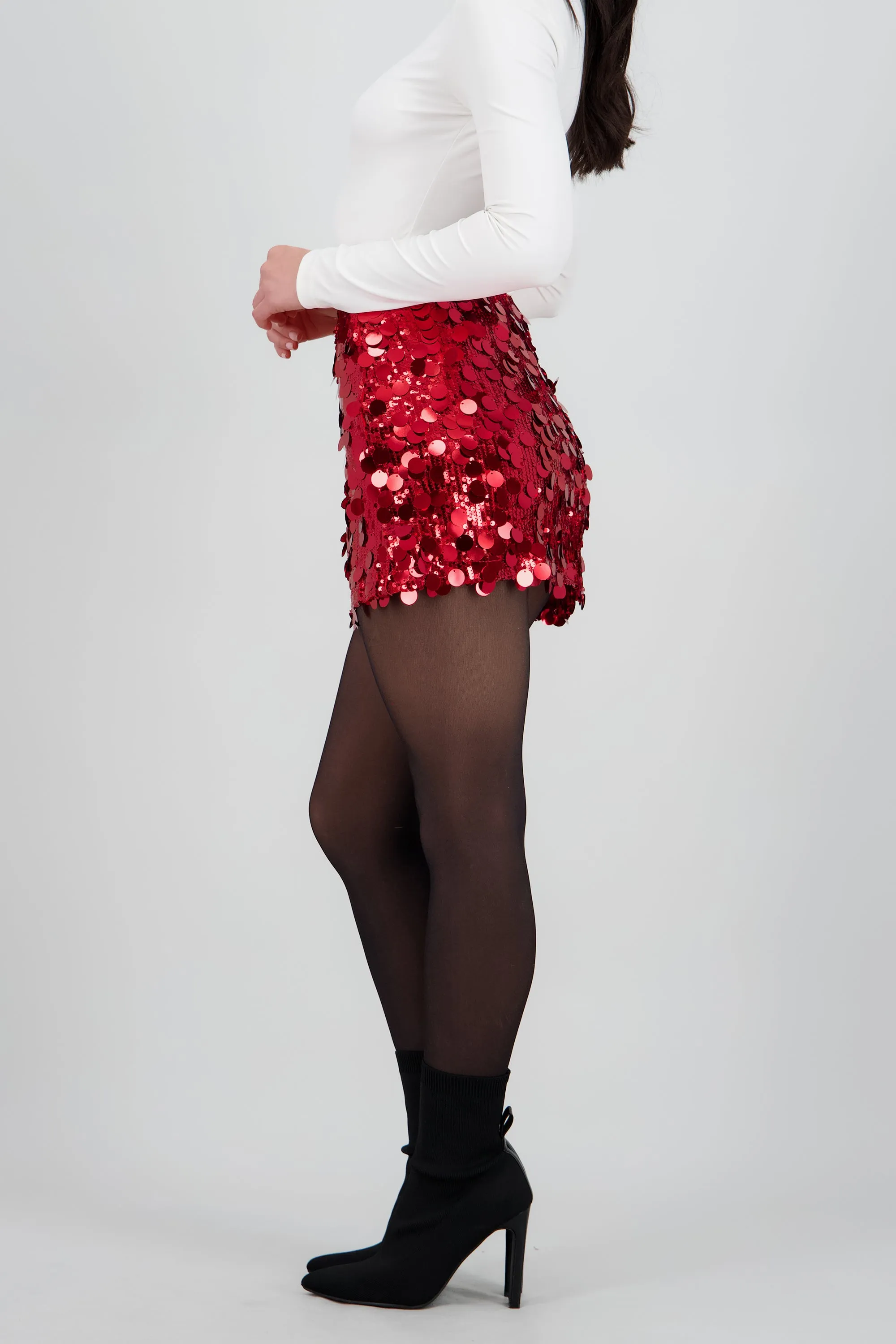 Falda mini lentejuelas lunares sold by Shasa product image thumbnail 3