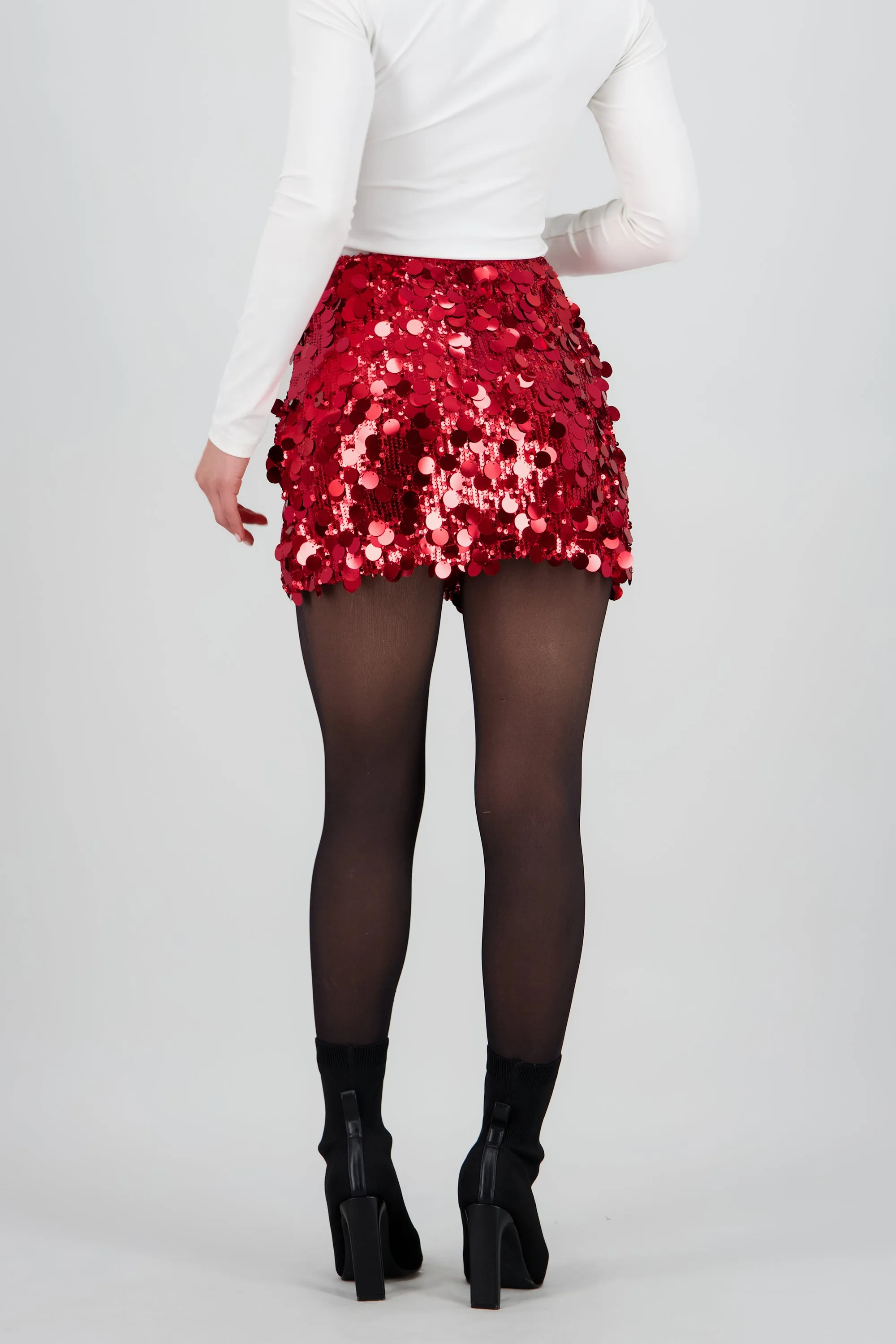 Falda mini lentejuelas lunares sold by Shasa product image thumbnail 4